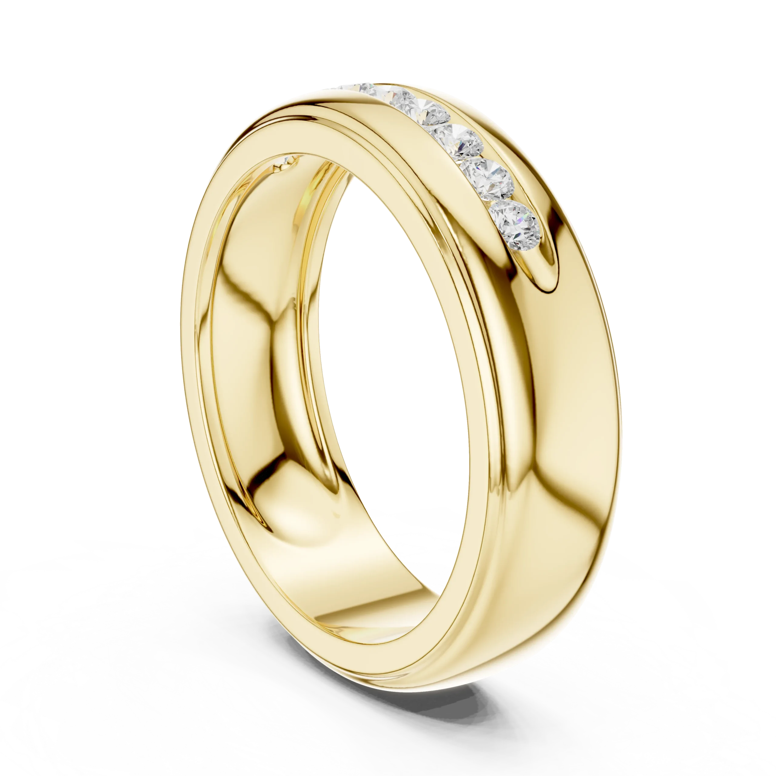 Classic Nine-Stone Diamond Wedding Band - Image 4