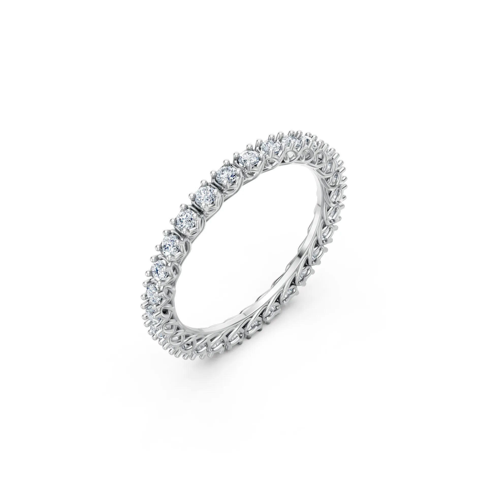 Eternal Love Diamond Stacking Ring - Image 2