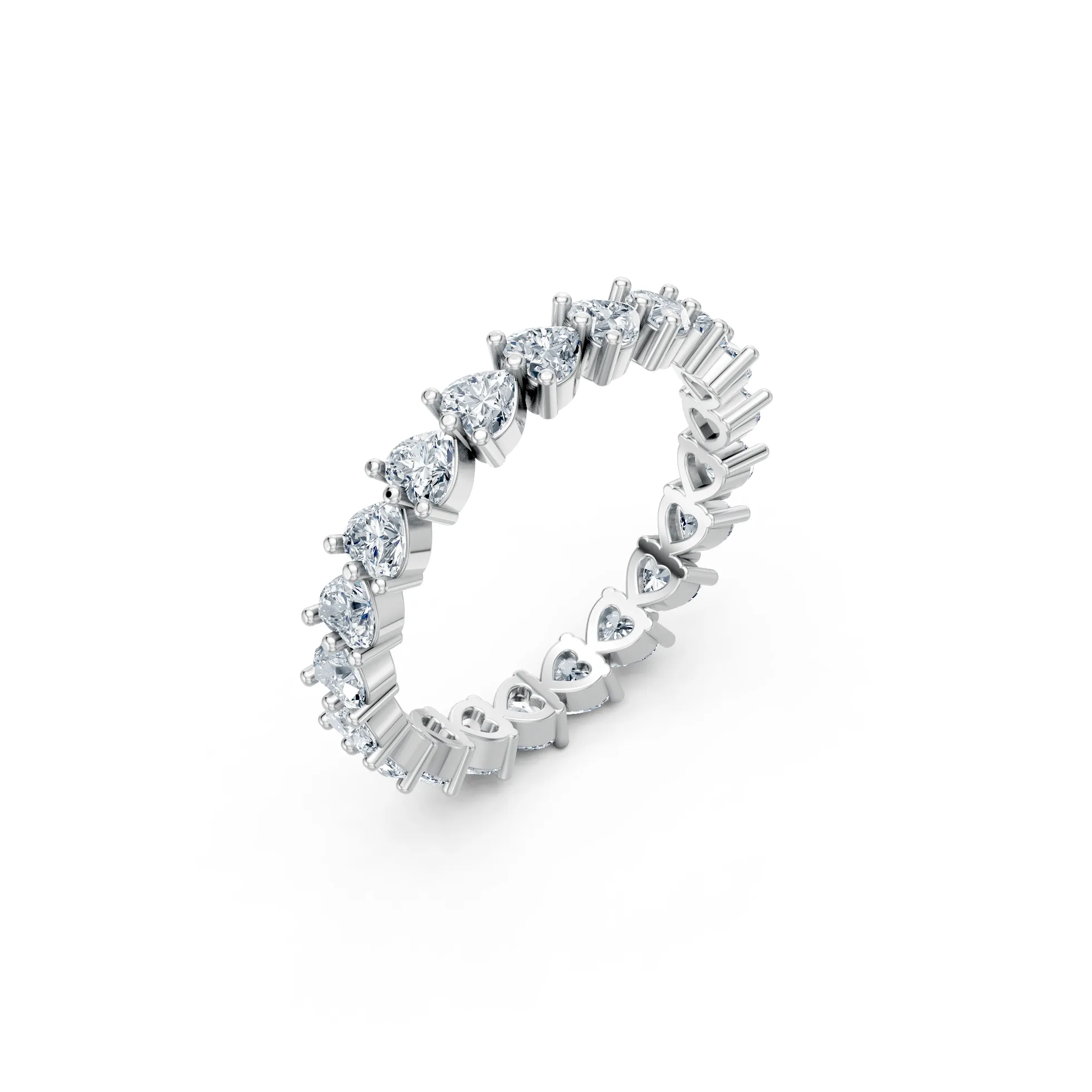 Pear Diamond Eternity Band - Image 2