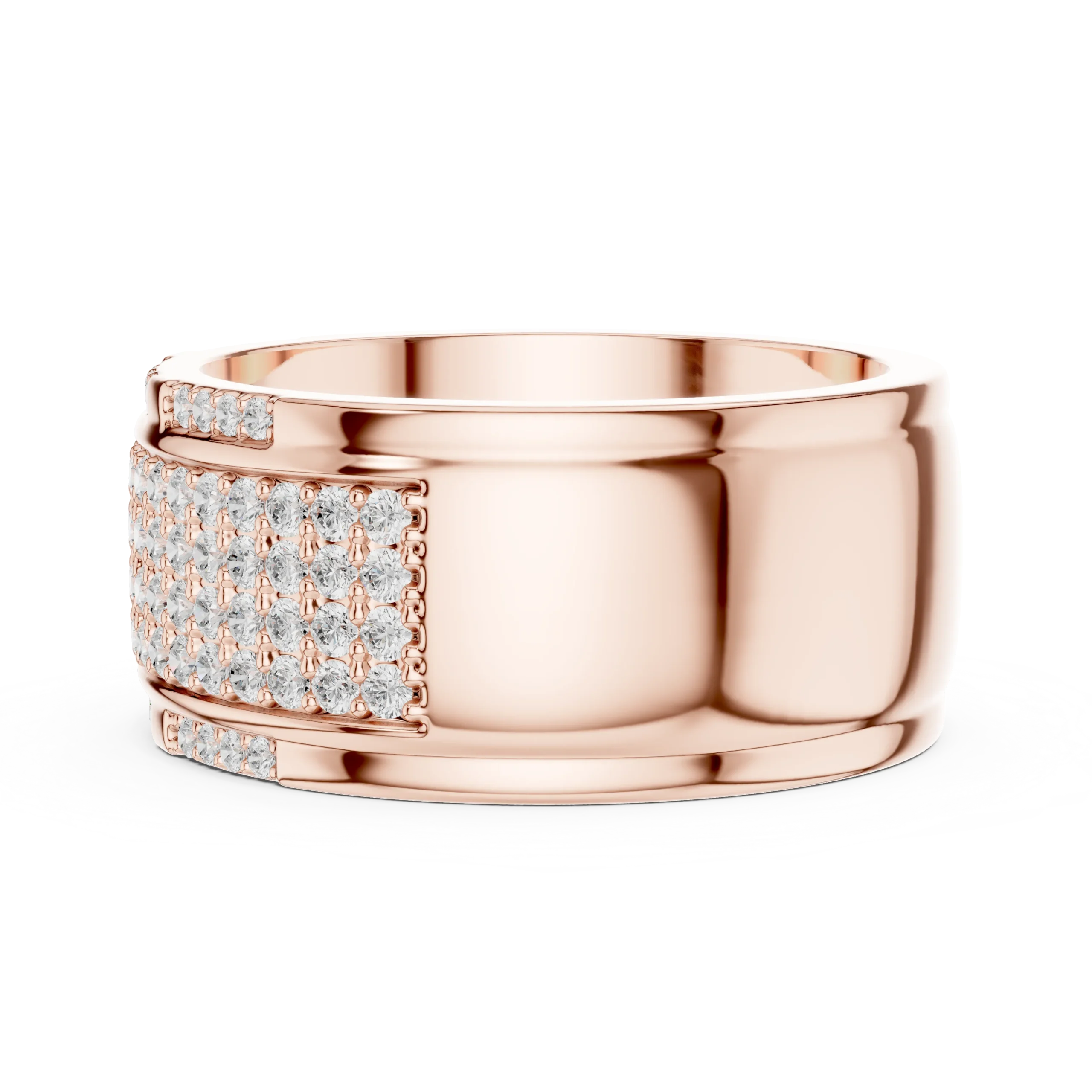 Four-Row Diamond Eternity Band - Image 4