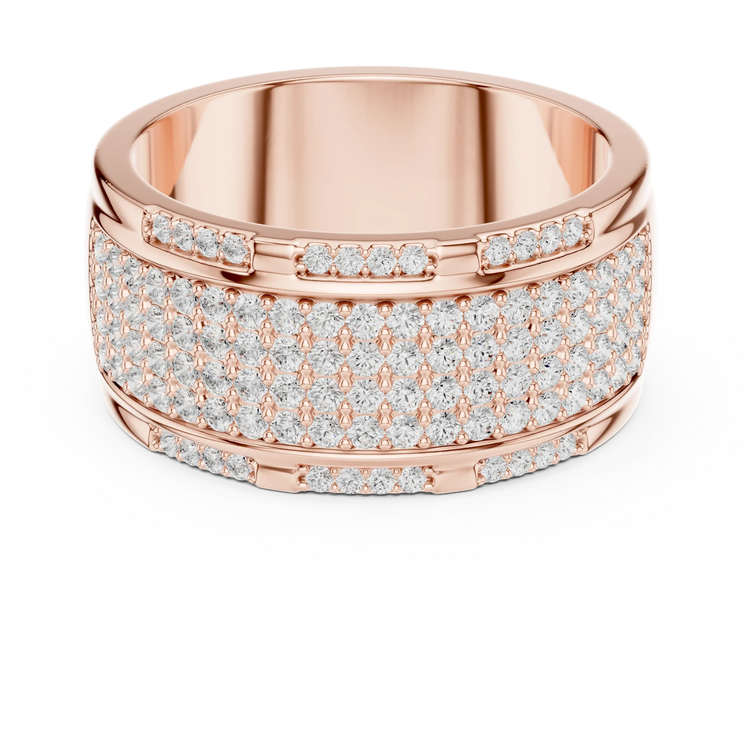 Four-Row Diamond Eternity Band - Image 3