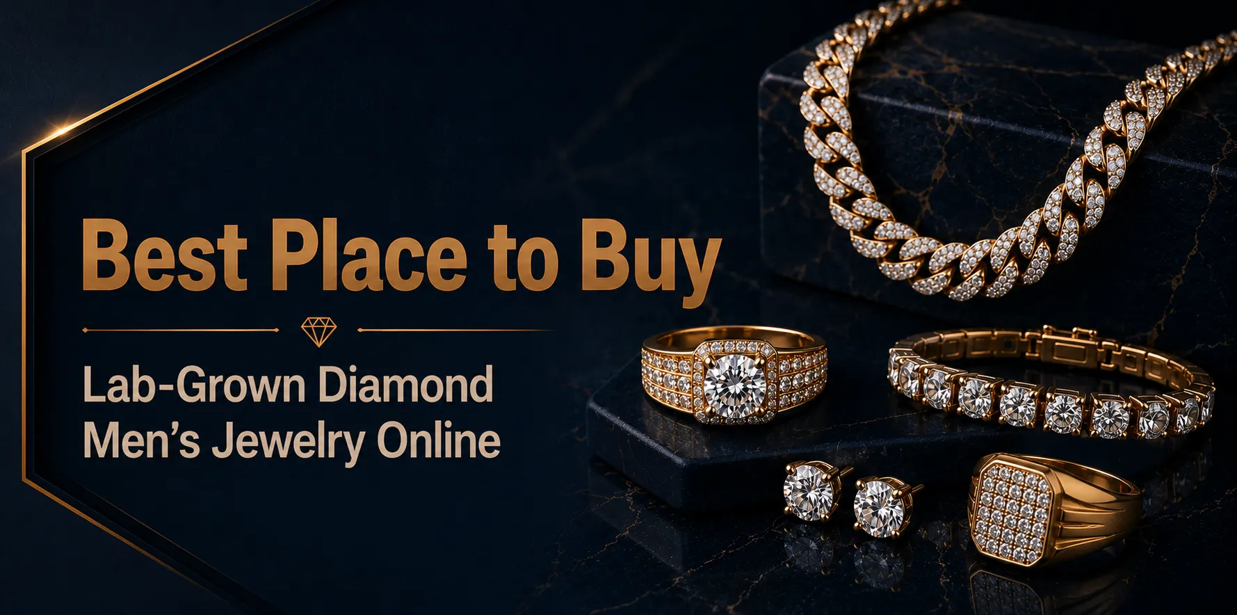 Best Place to Buy Lab-Grown Diamond Men’s Jewelry Online