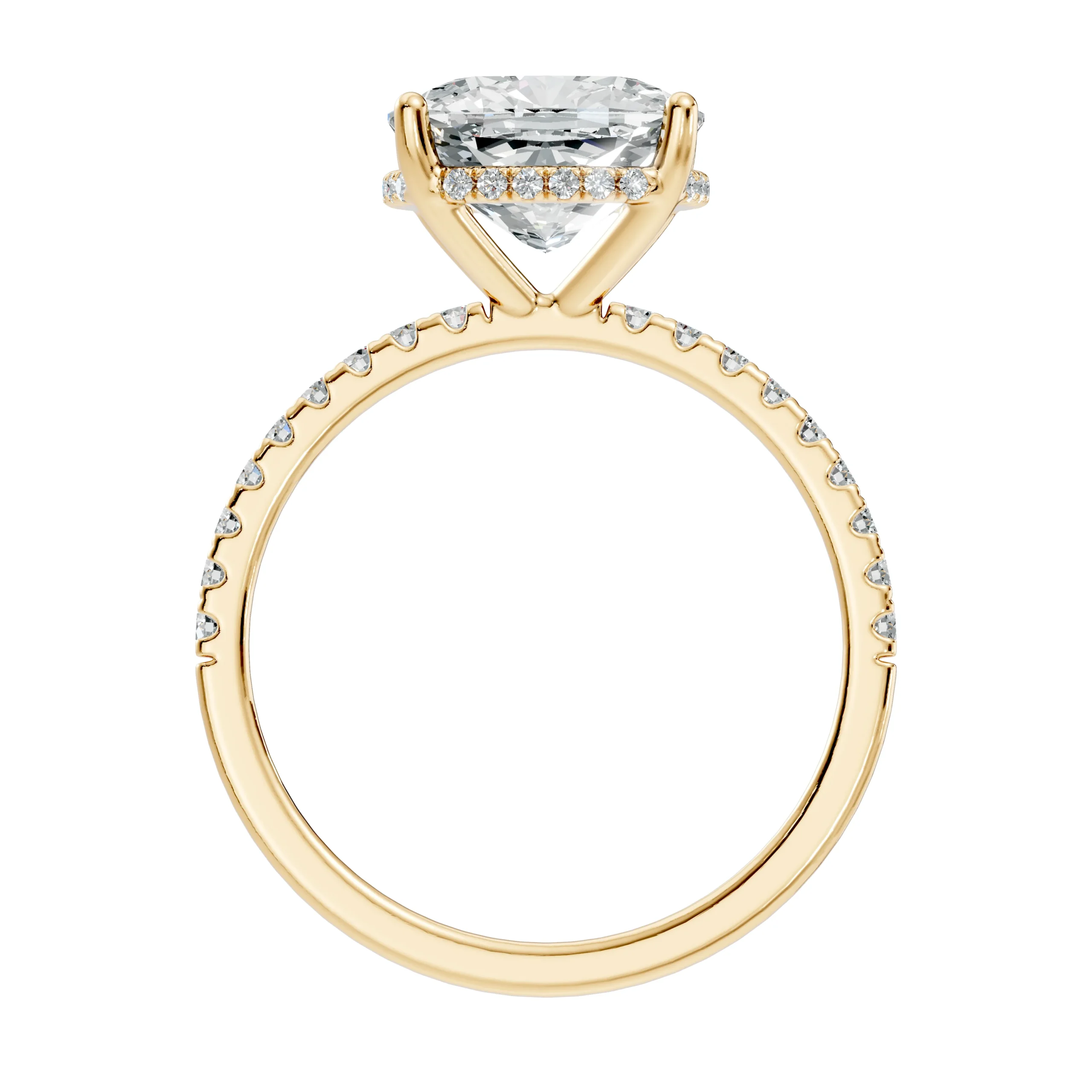 Novara Solitaire Diamond Engagement Ring - Image 2