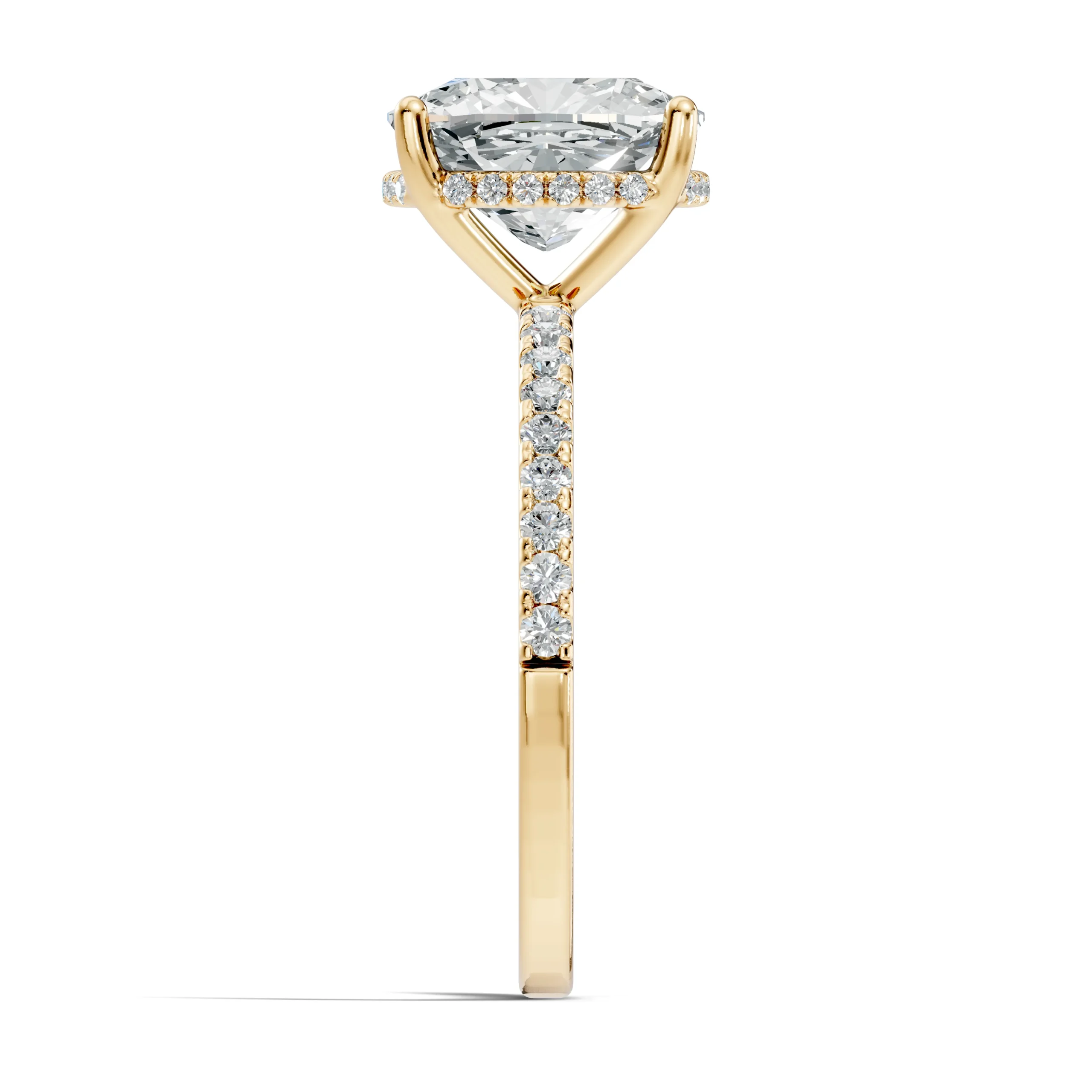 Novara Solitaire Diamond Engagement Ring - Image 3