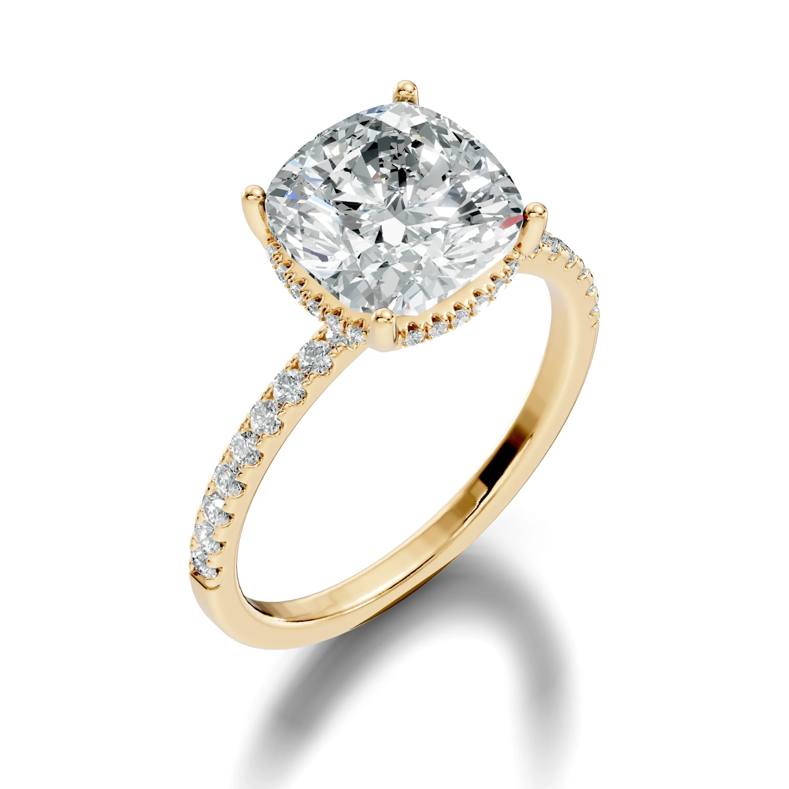 Novara Solitaire Diamond Engagement Ring - Image 4
