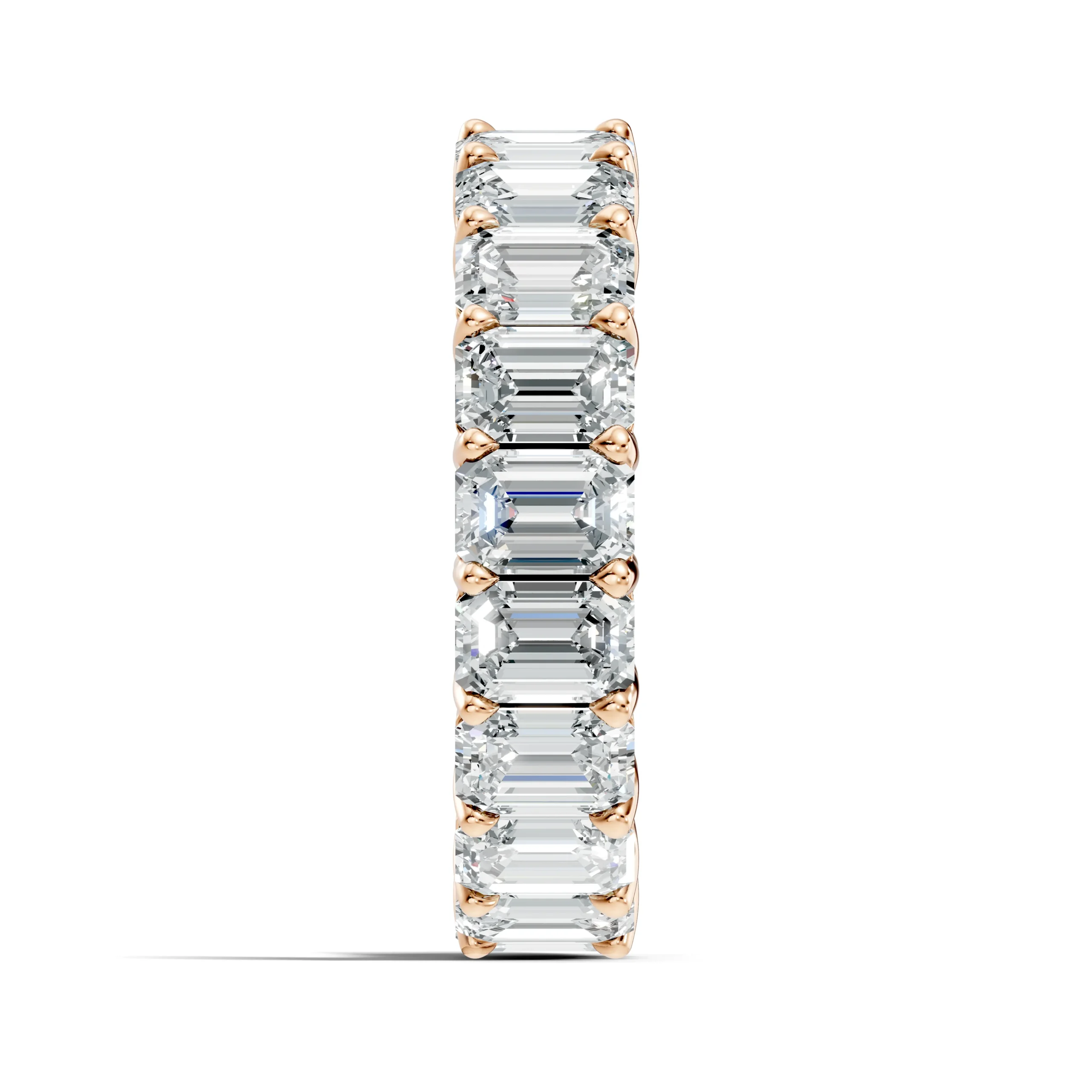 Drew Emerald Cut Diamond Eternity Band - Image 2