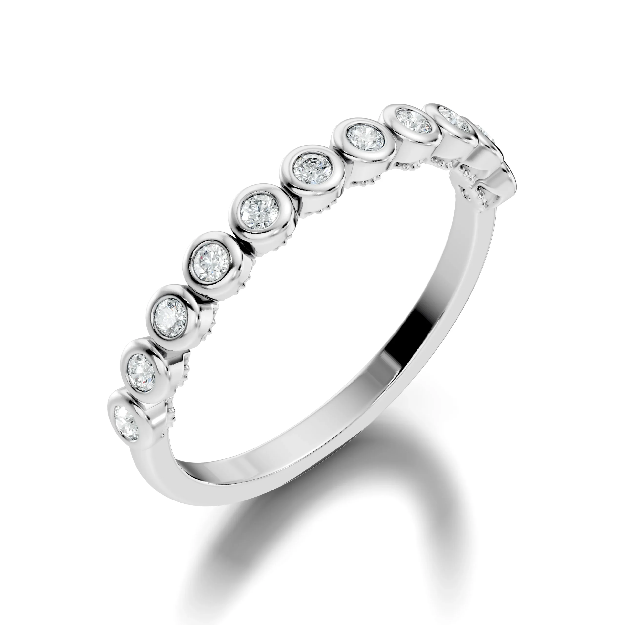 Radiant Whisper Diamond Band