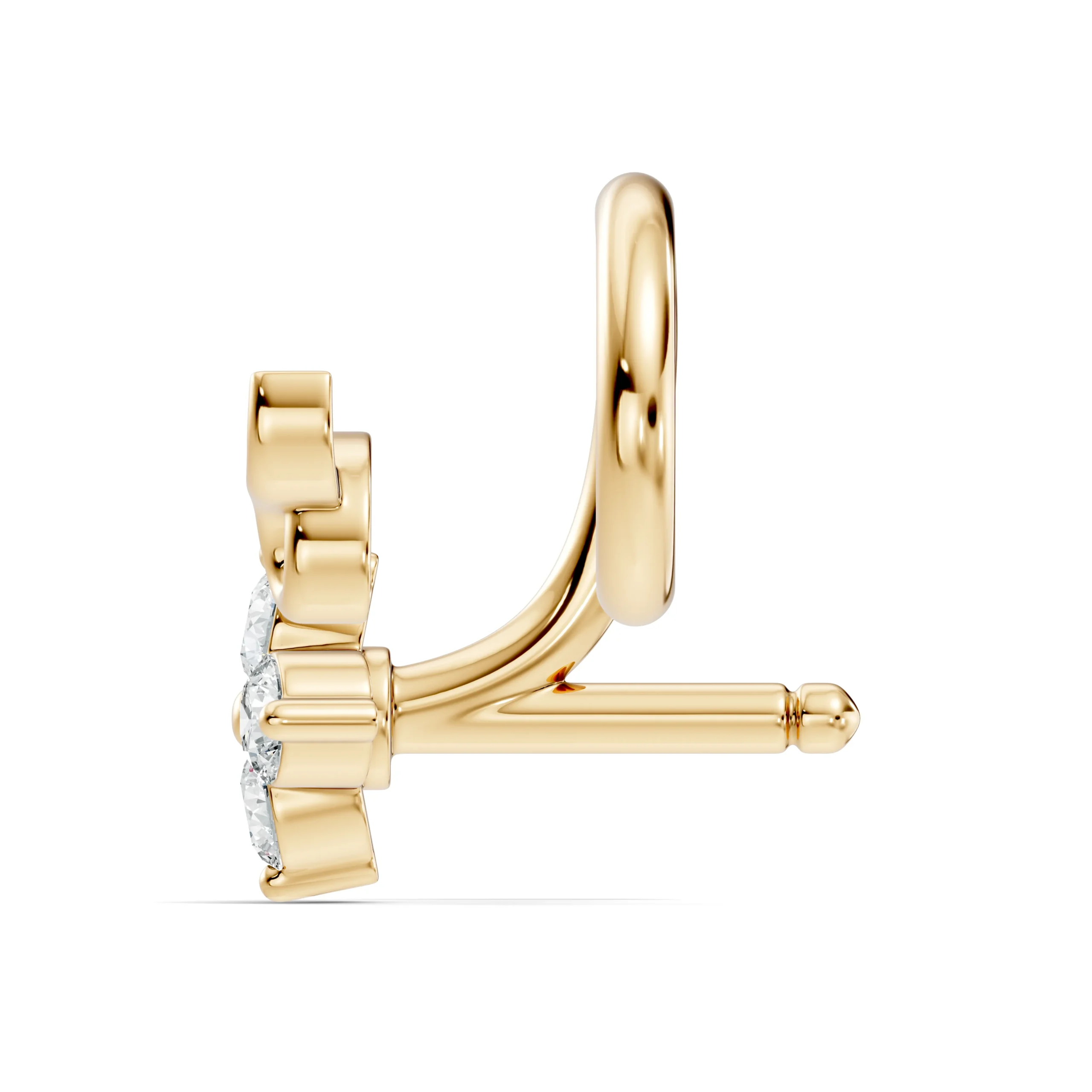 Mishry Diamond Nose Pin - Image 3