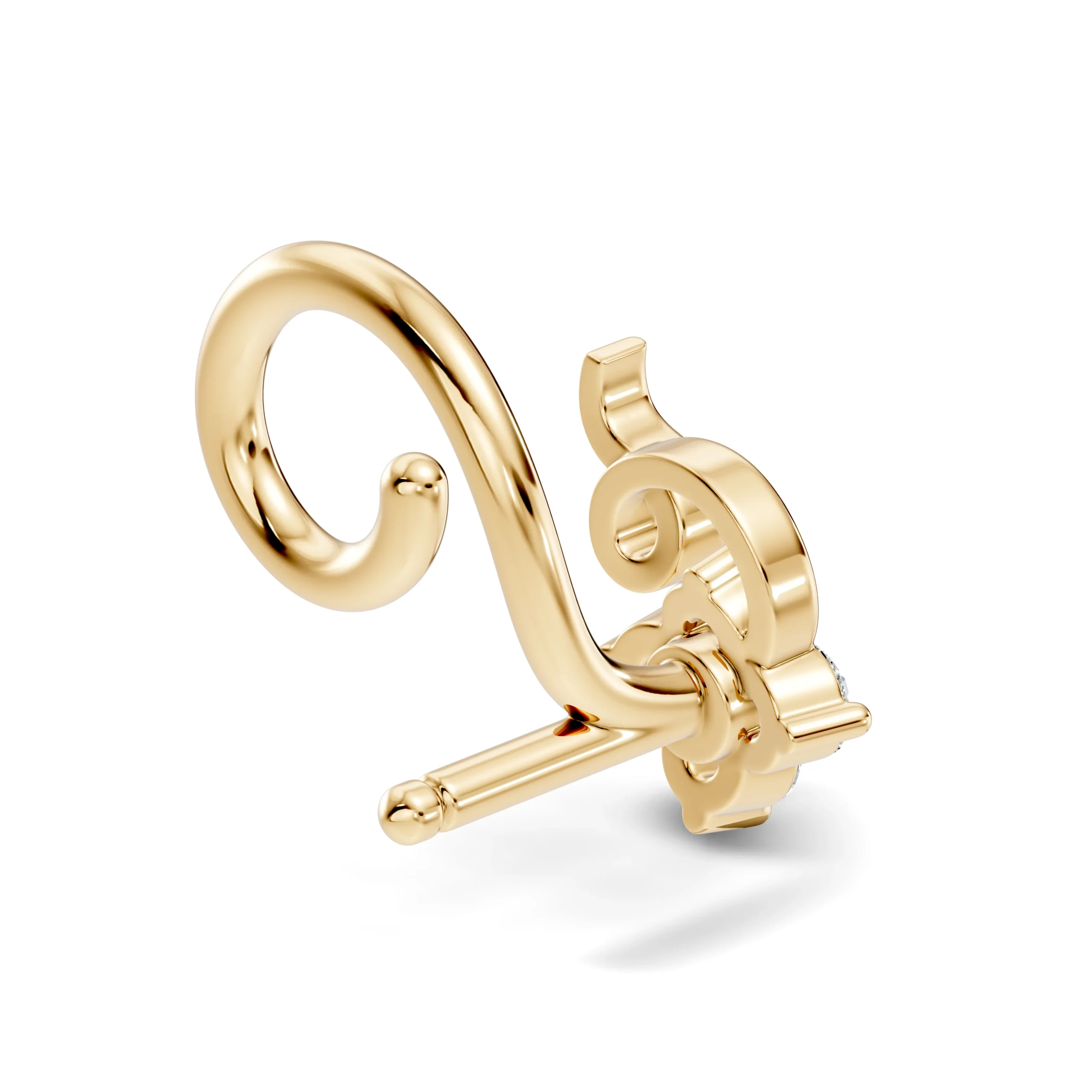Mishry Diamond Nose Pin - Image 4