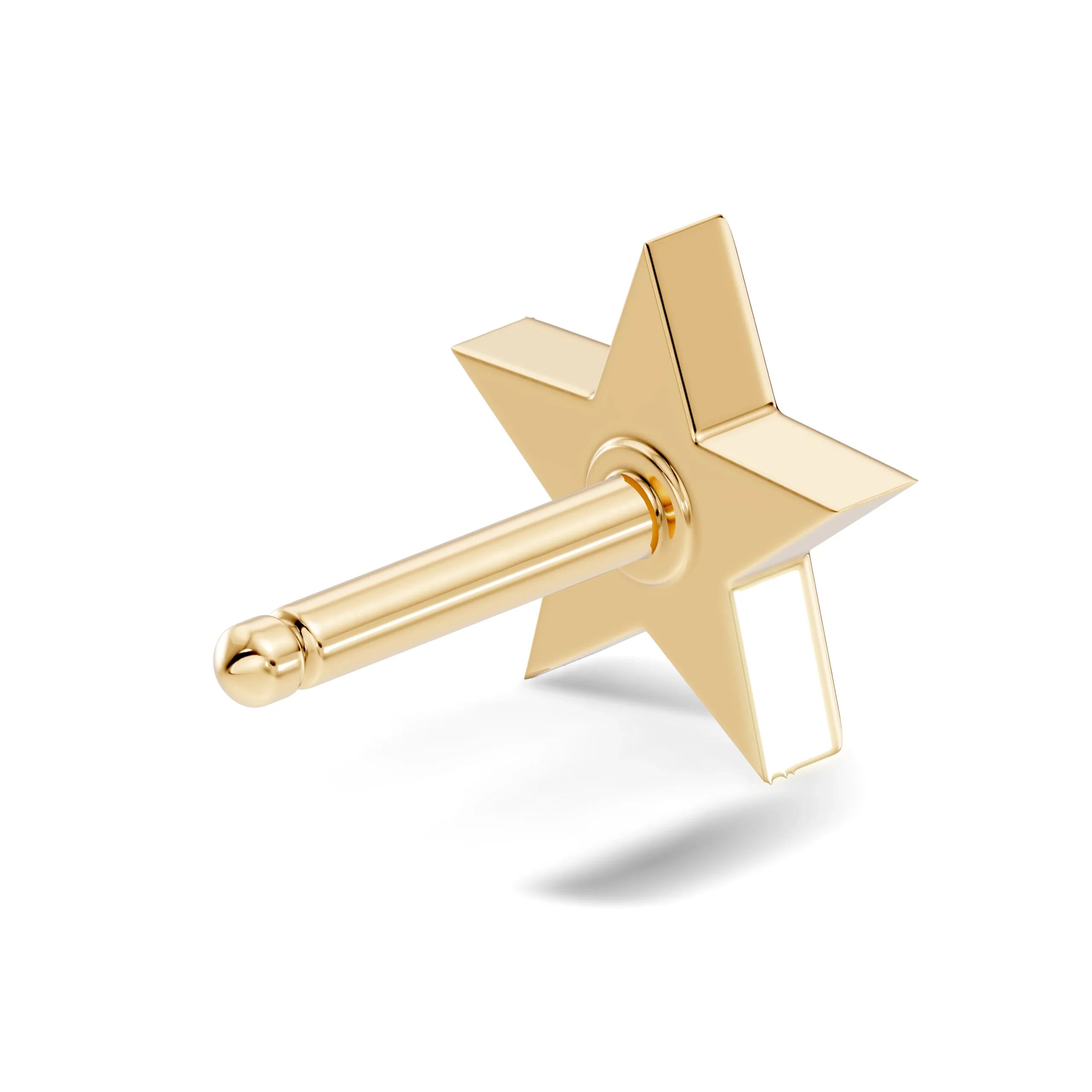 Wishing Star Diamond Nose Stud - Image 4