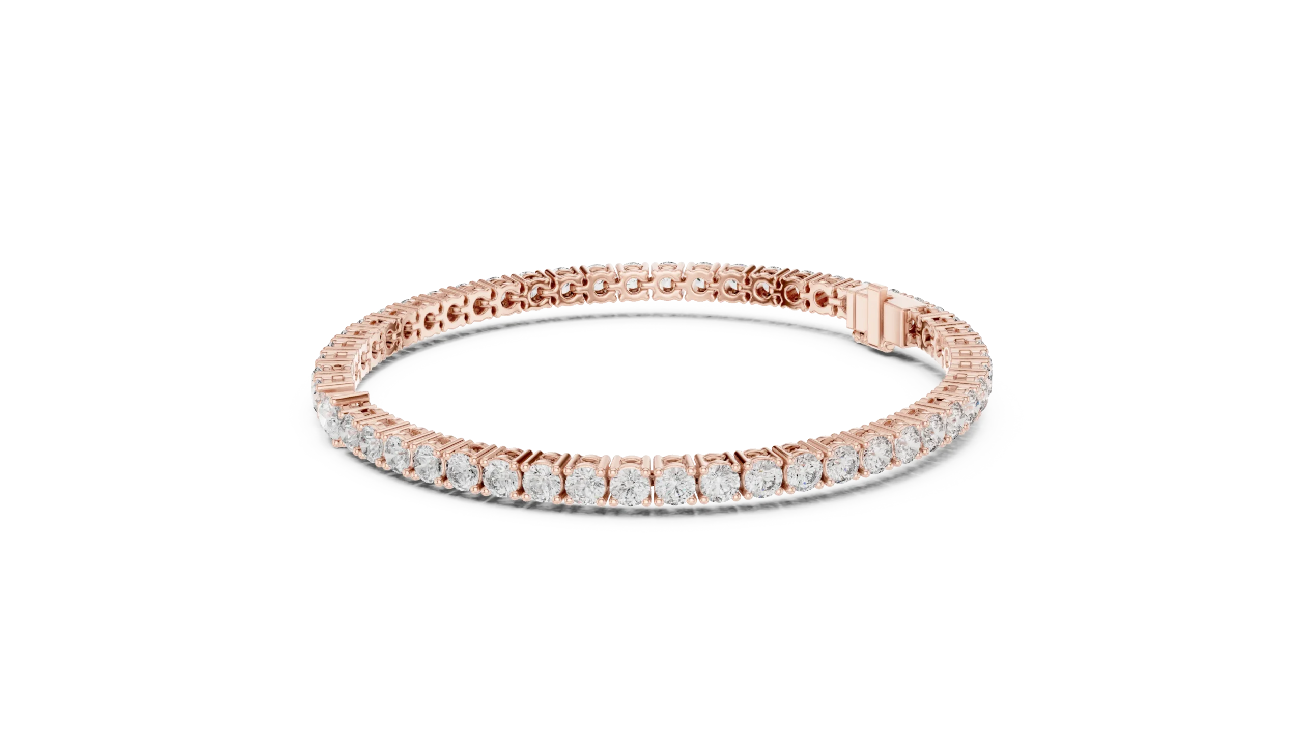 Infinity Circle Diamond Tennis Bracelet