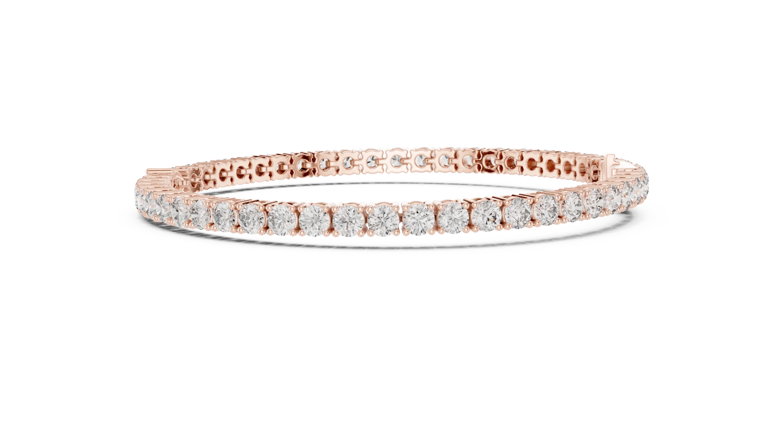 Infinity Circle Diamond Tennis Bracelet - Image 3