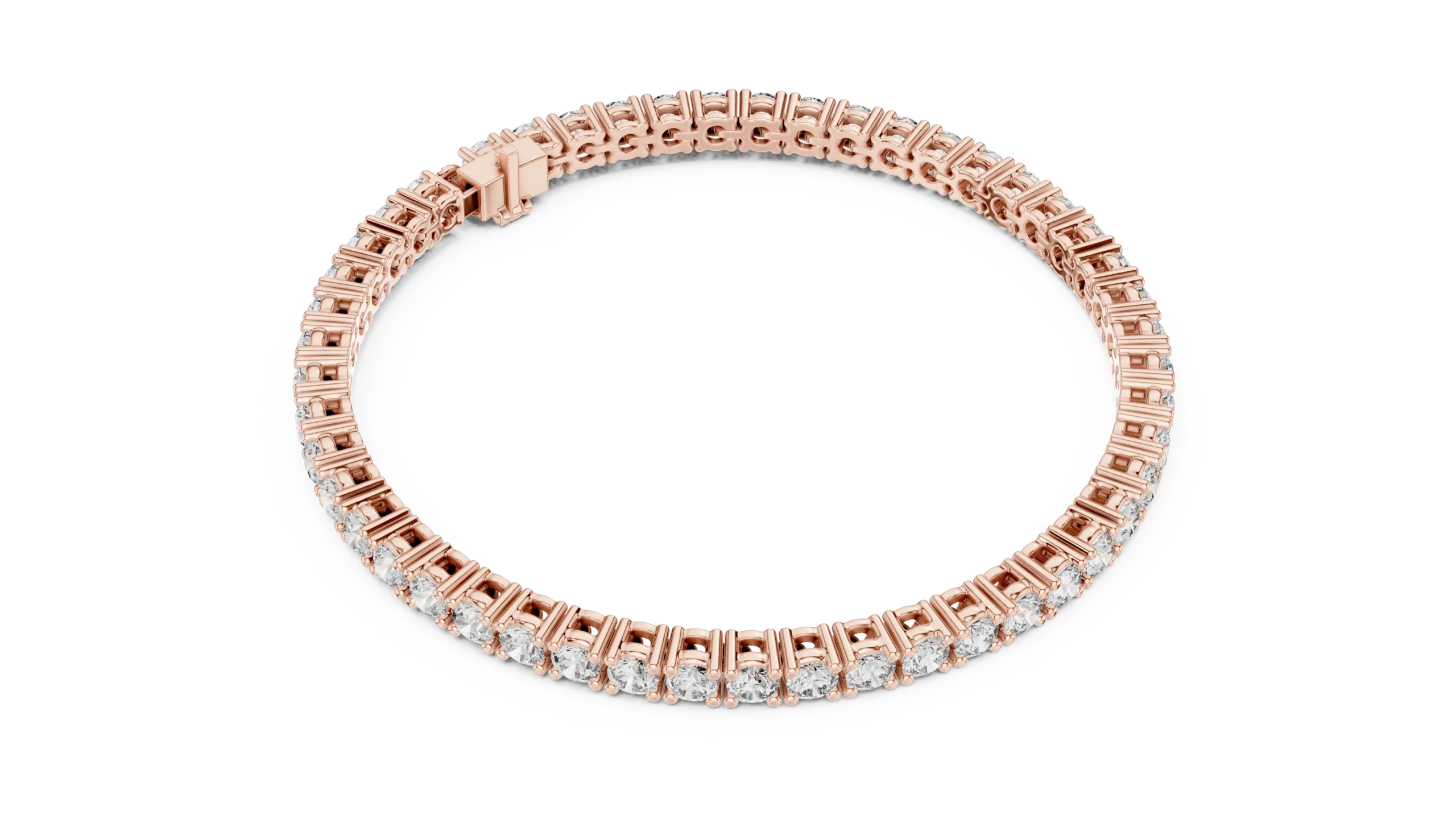 Eternelle Rose Gold Diamond Bracelet - Image 4