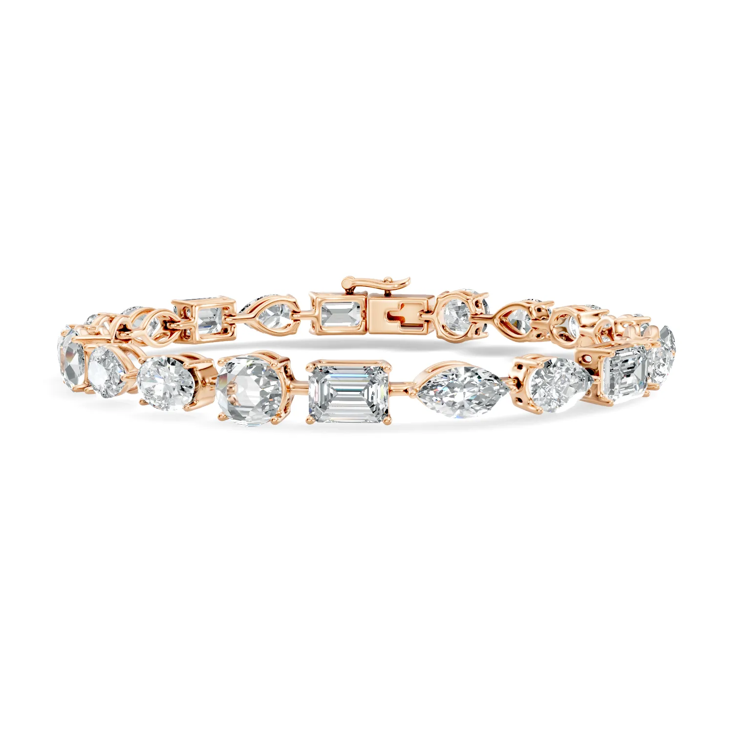 Evergreen Mixed-Shape Tennis Bracelet - Image 3