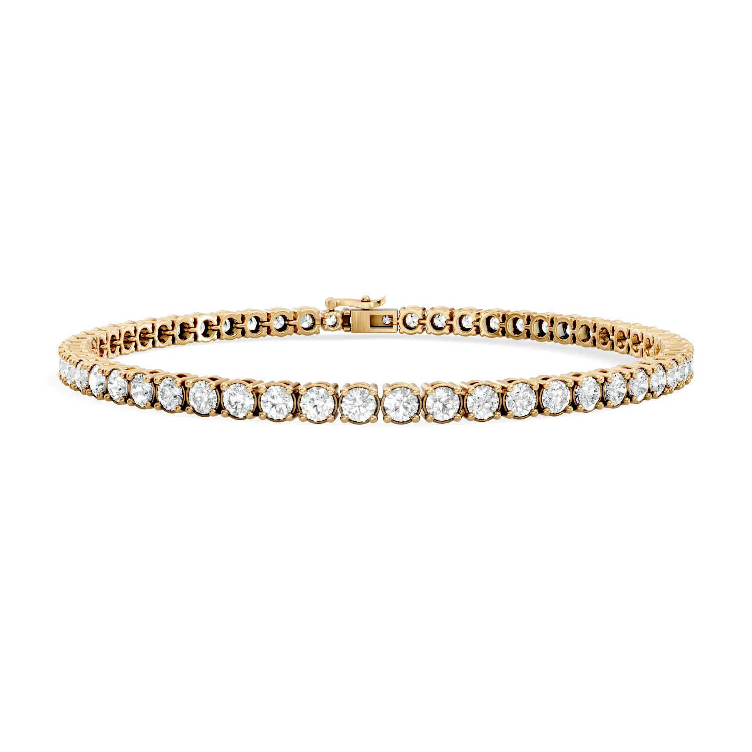 Gold Diamond Tennis Bracelet