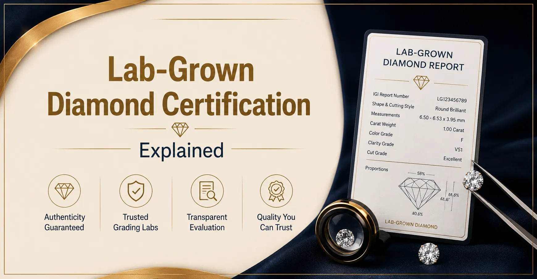Lab-Grown Diamond Certification Explained