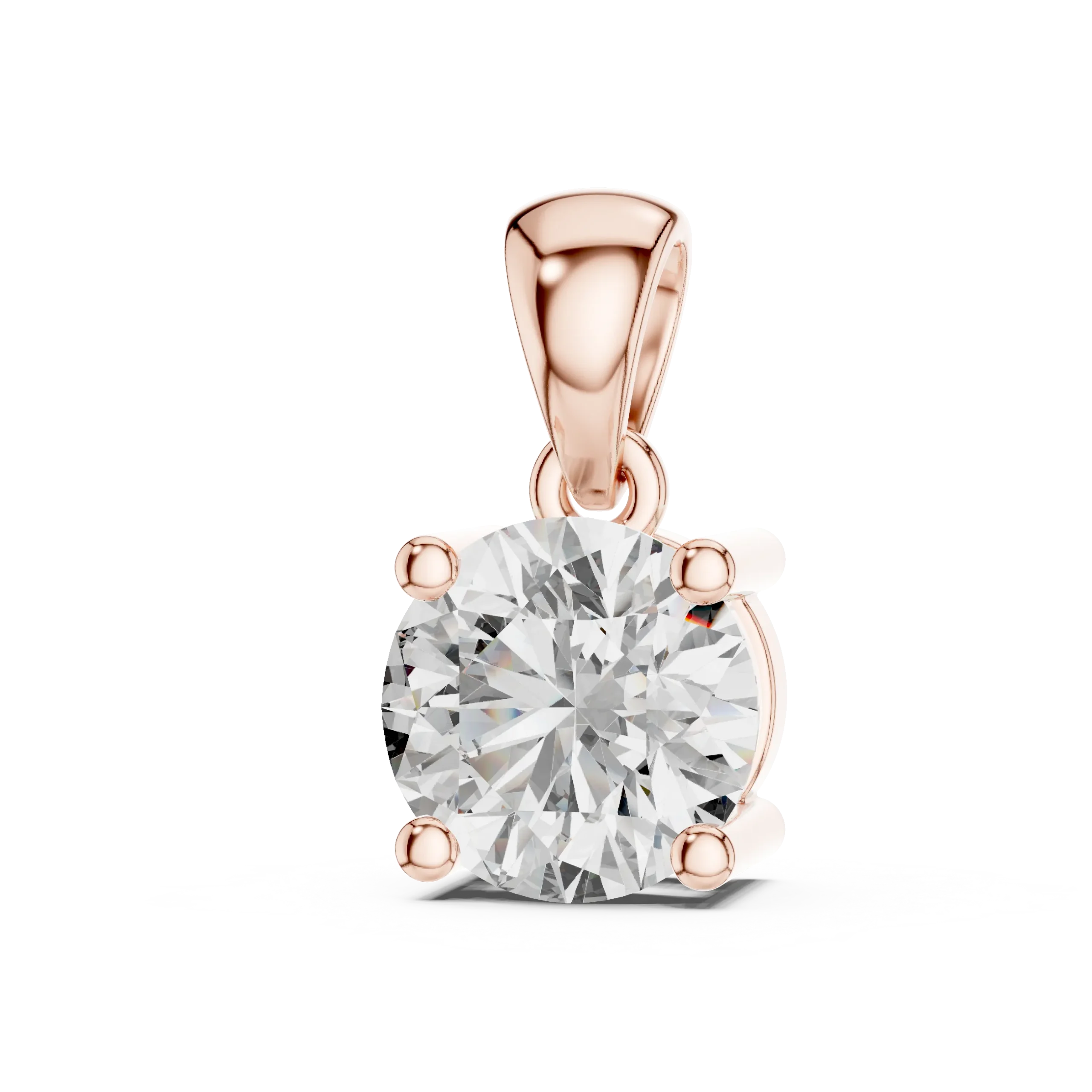 Sophia Round Diamond Solitaire Pendant