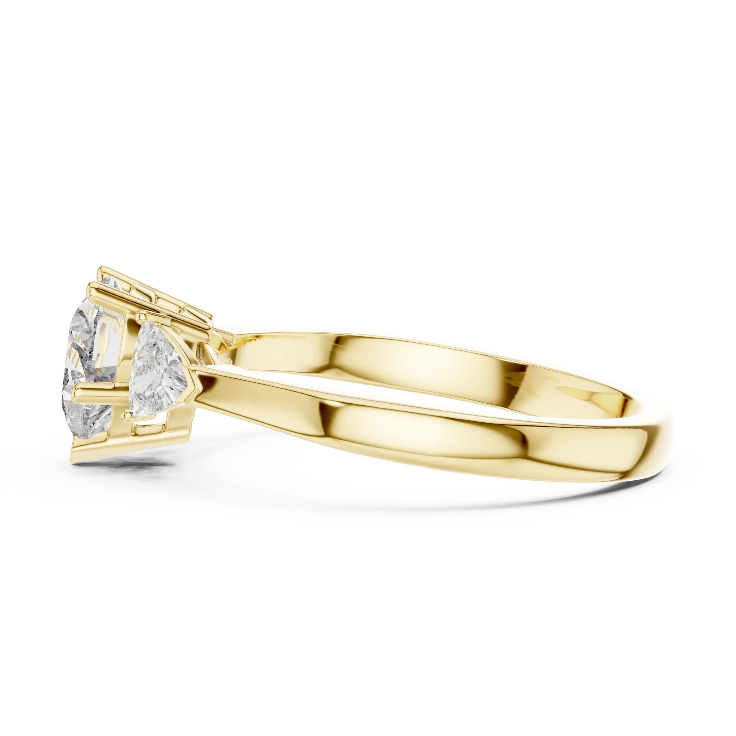 Amorielle Heart & Pear Diamond Trilogy Ring - Image 5