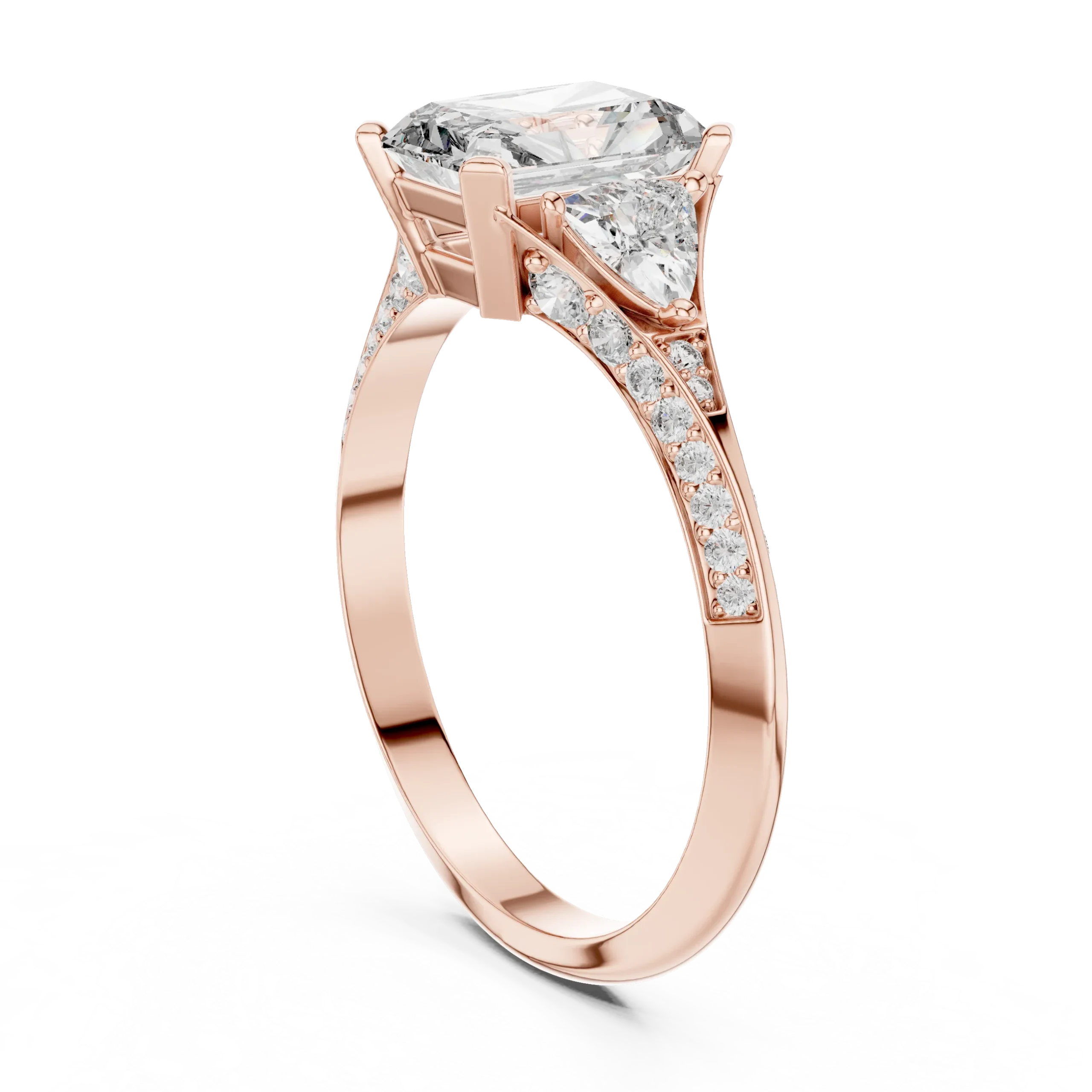 Rosara Solitaire Diamond Accent Ring - Image 4