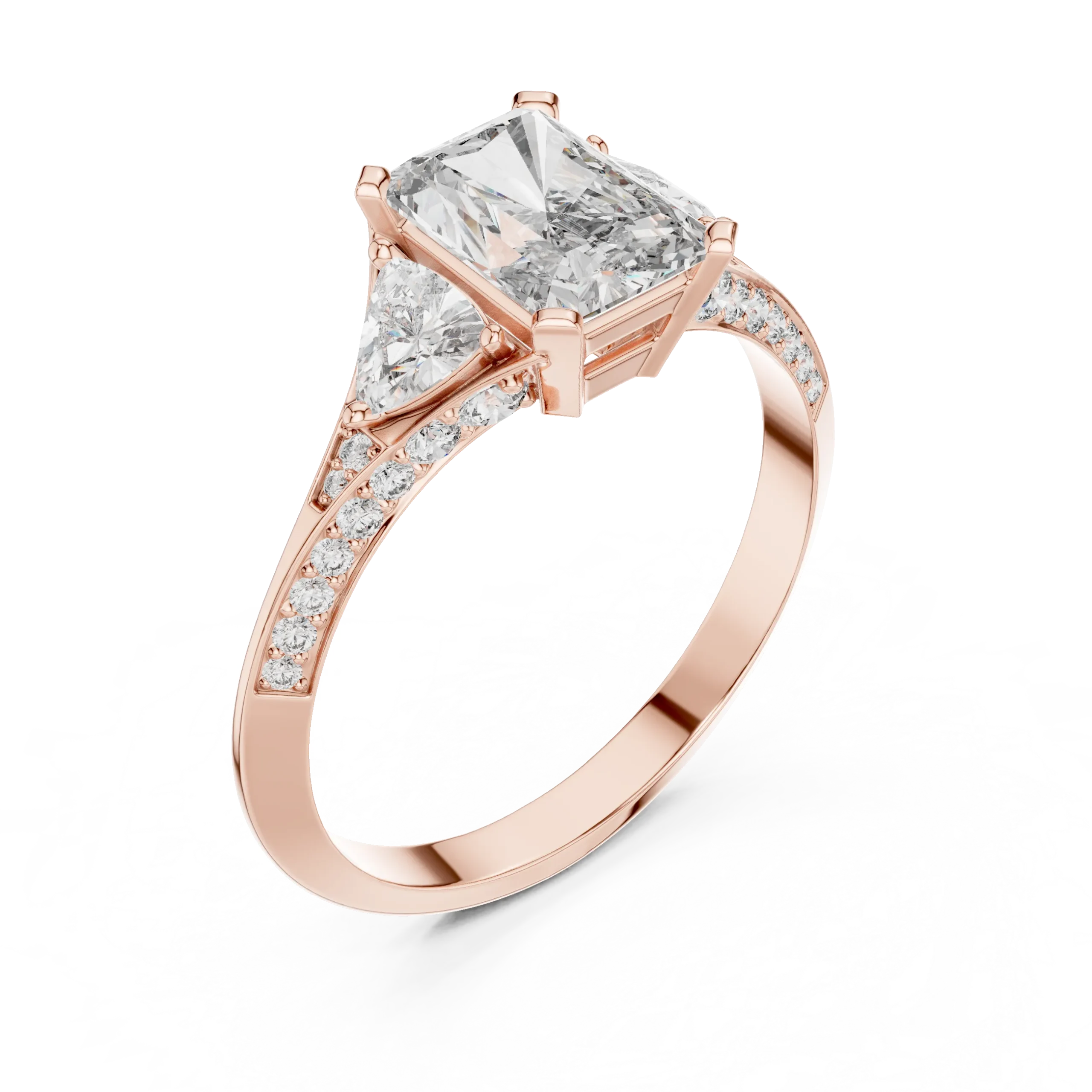 Rosara Solitaire Diamond Accent Ring