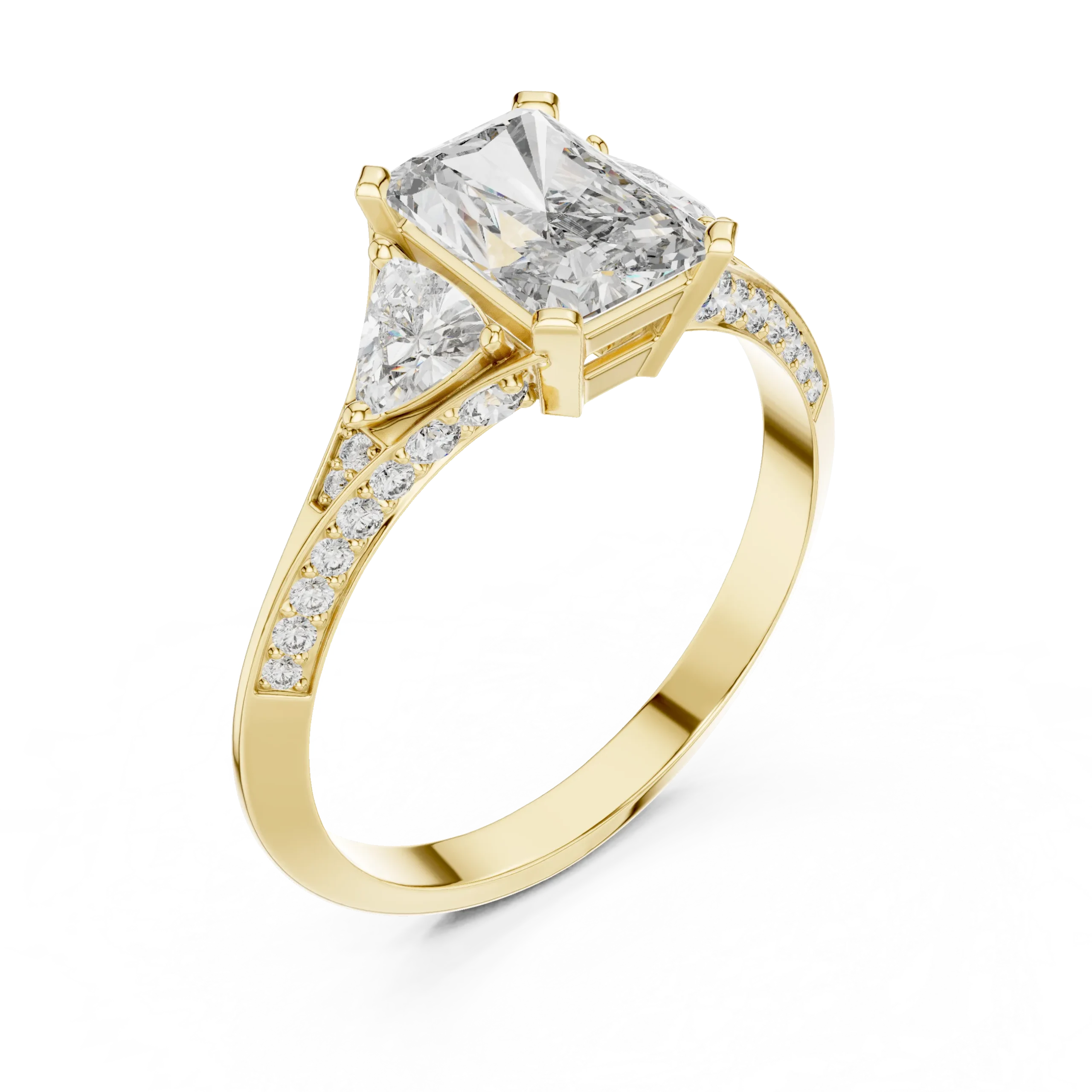 Rosara Solitaire Diamond Accent Ring - Image 3