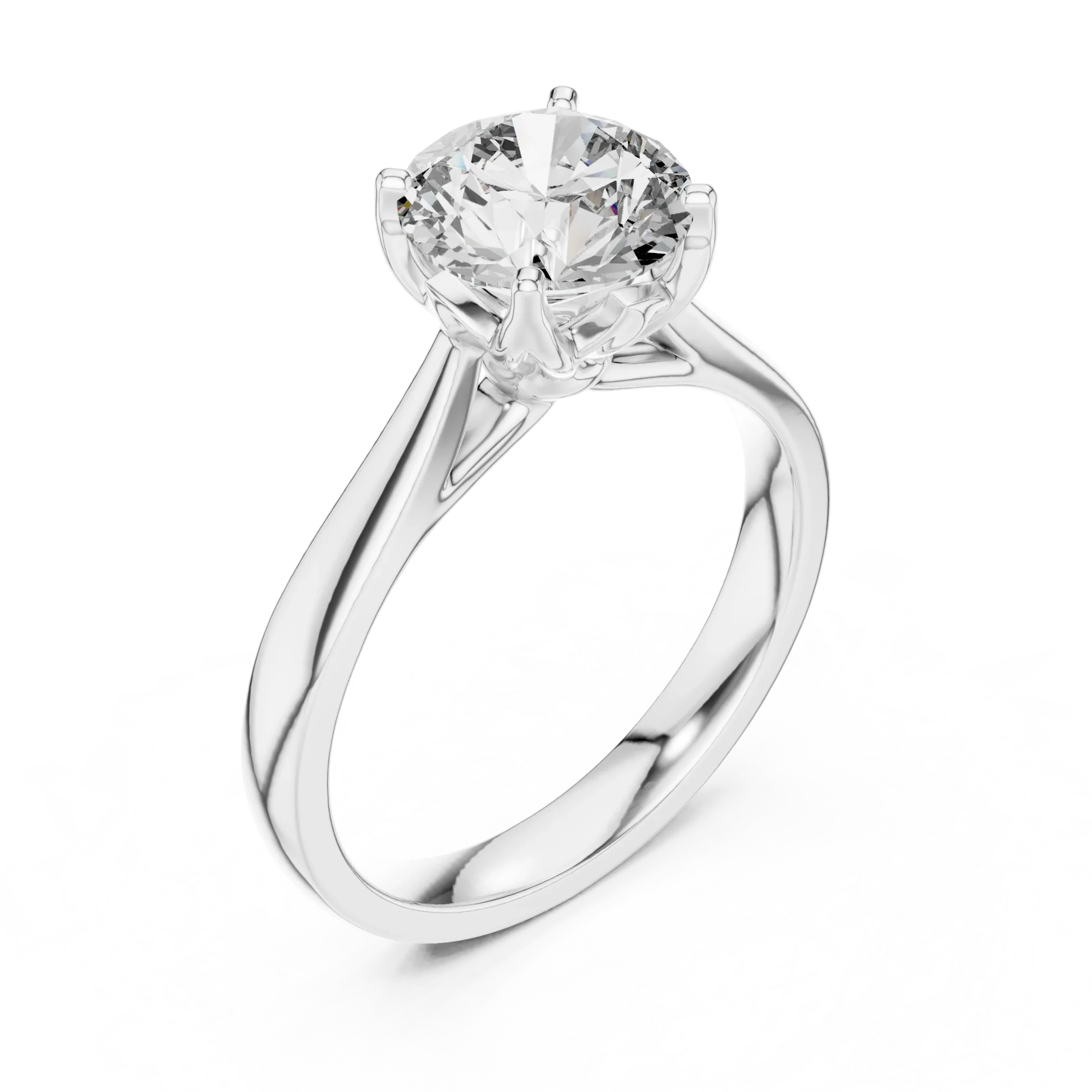 Roselle Round Lab Diamond Ring - Image 3