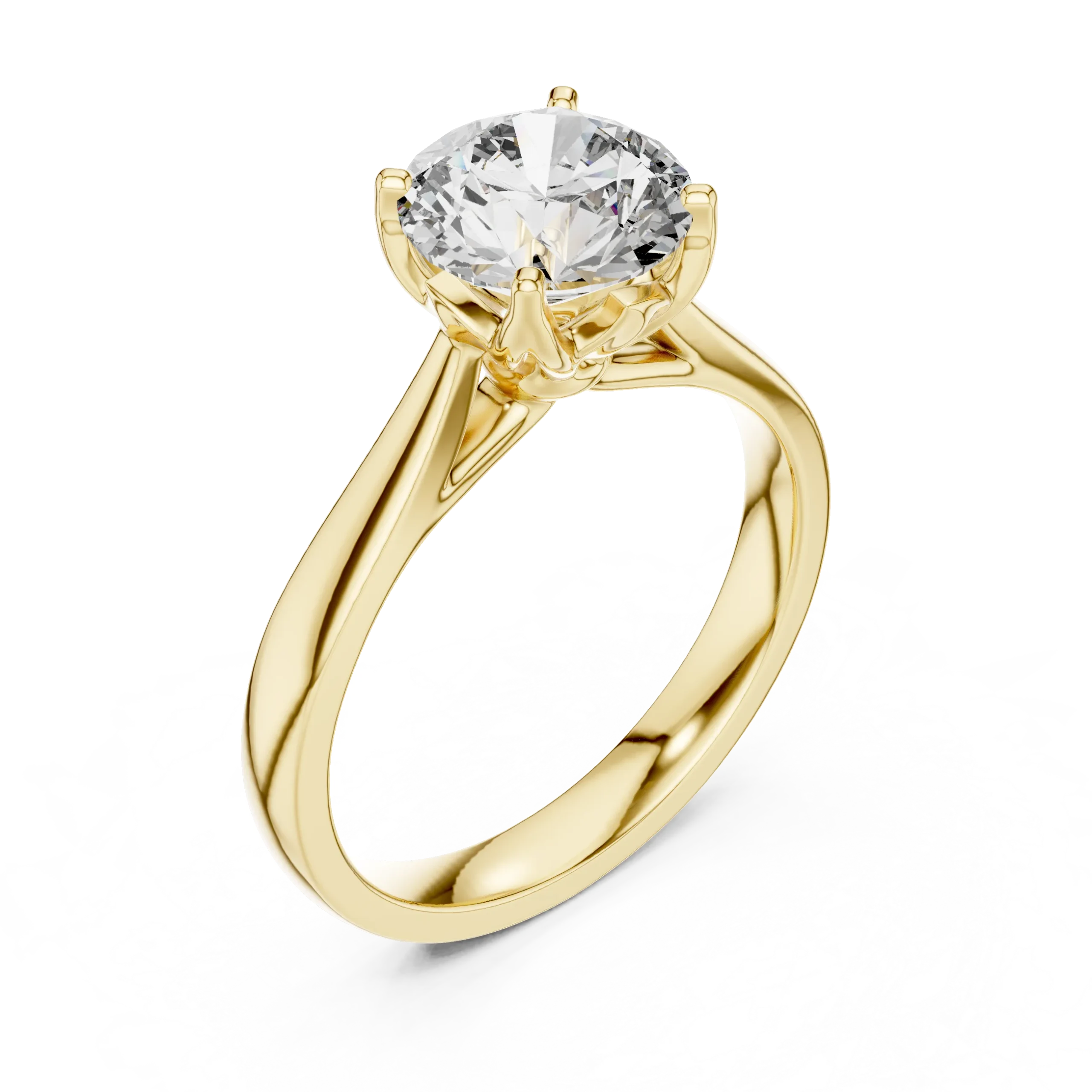 Roselle Round Lab Diamond Ring - Image 2