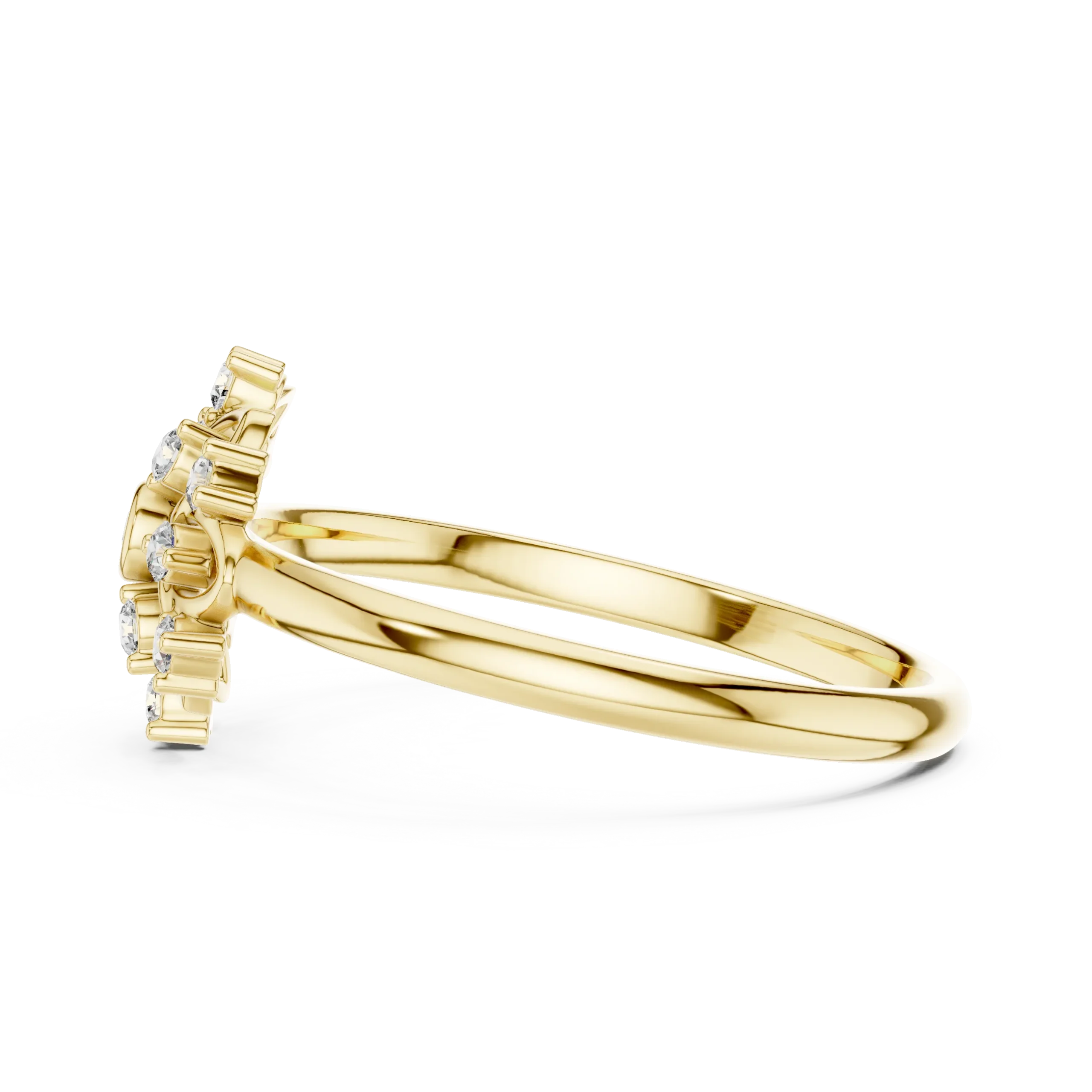 Papilia Bloom Diamond Encrusted Ring - Image 3