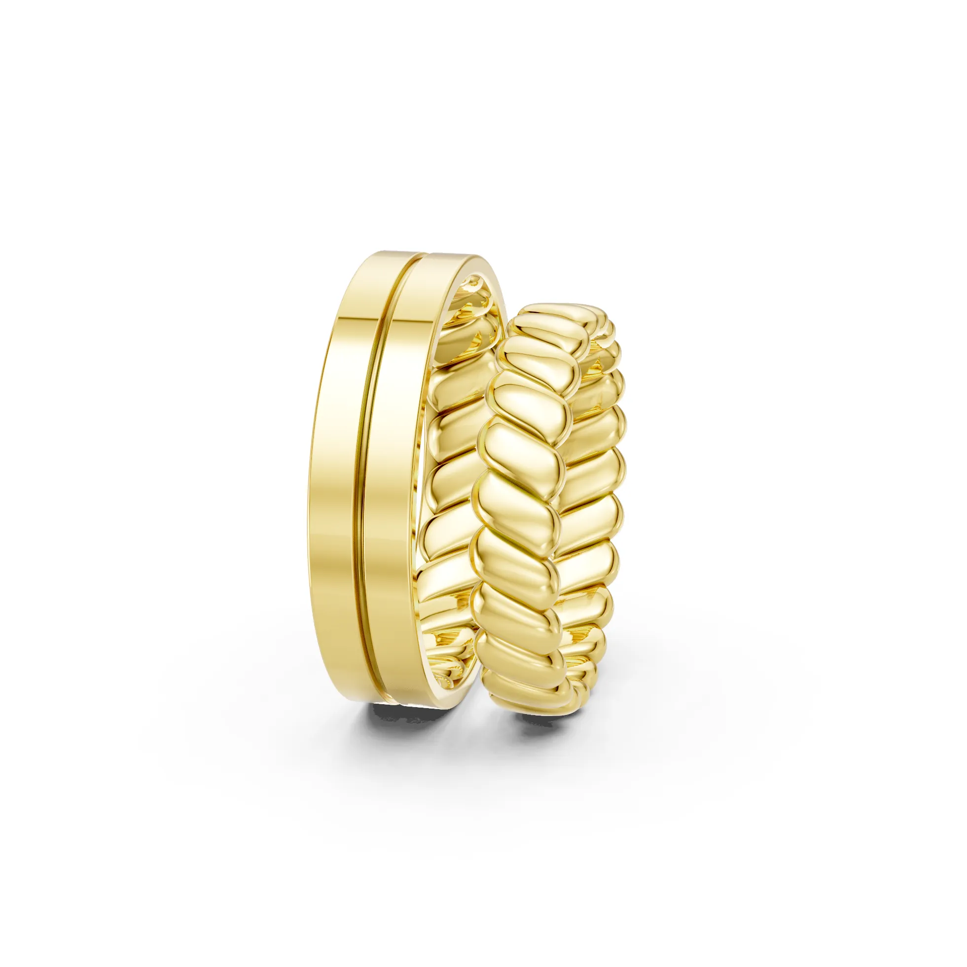 Regalia Imprint Gold Engagement Ring - Image 7