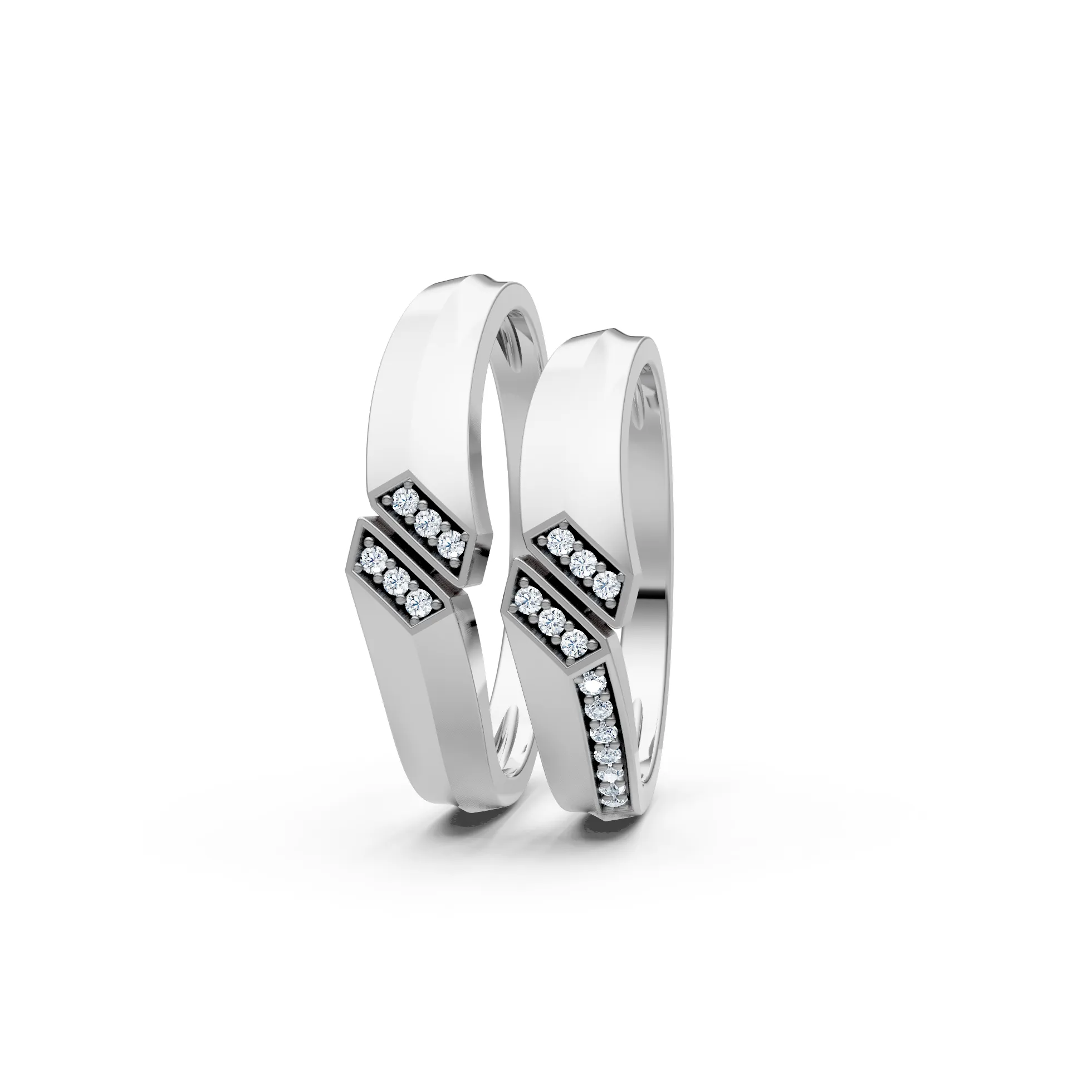 Phantora Wing Diamond Engagement Ring - Image 8