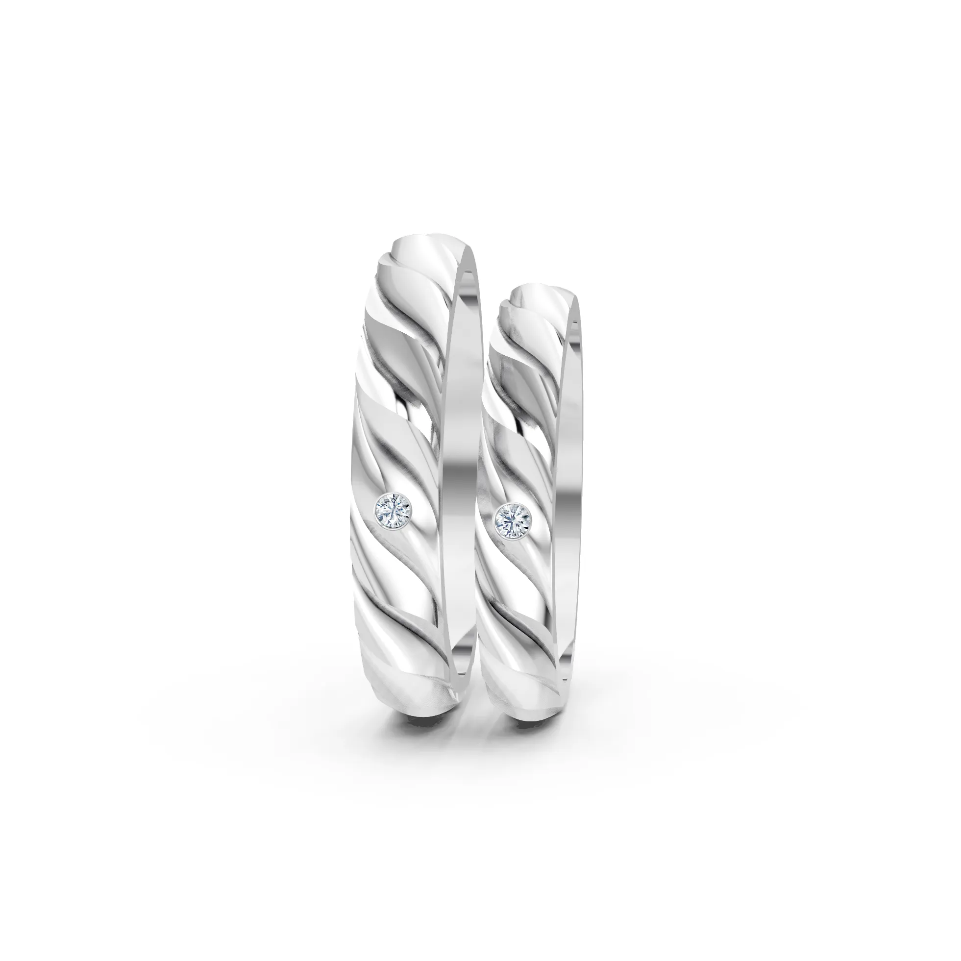 Aurielle Vintage Gold Couple Bands - Image 8