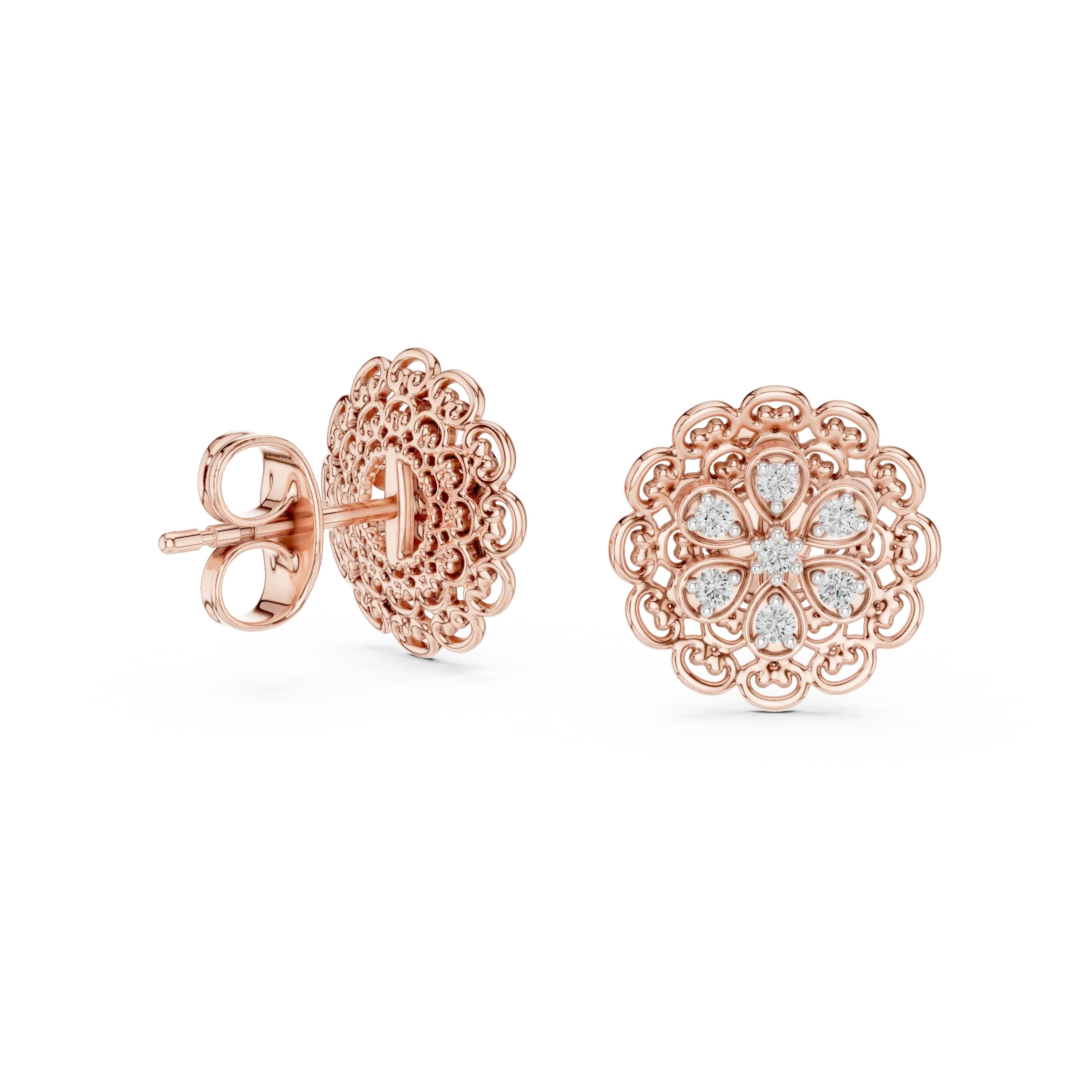 Whimora Lab Diamond Earrings - Image 4