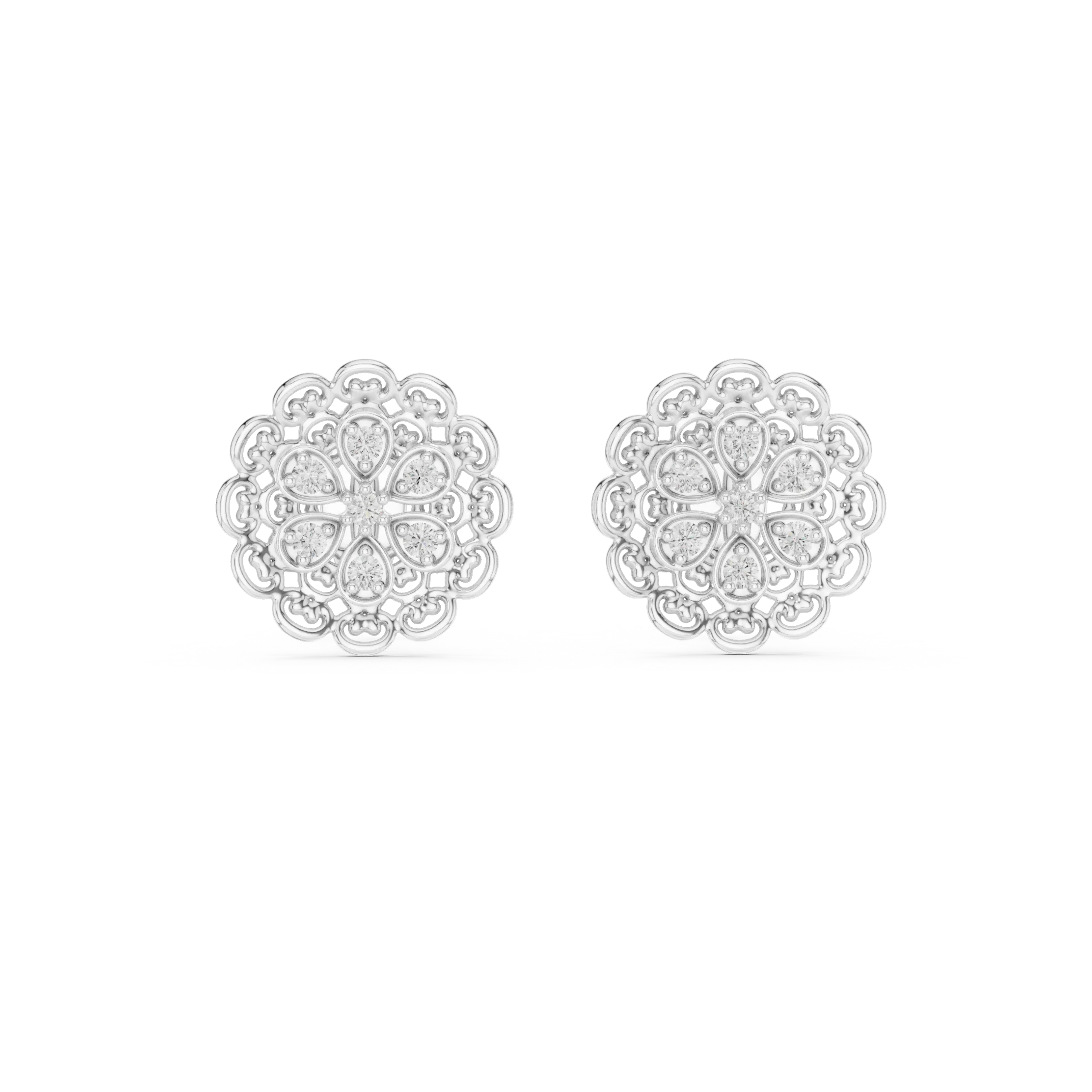 Whimora Lab Diamond Earrings - Image 2