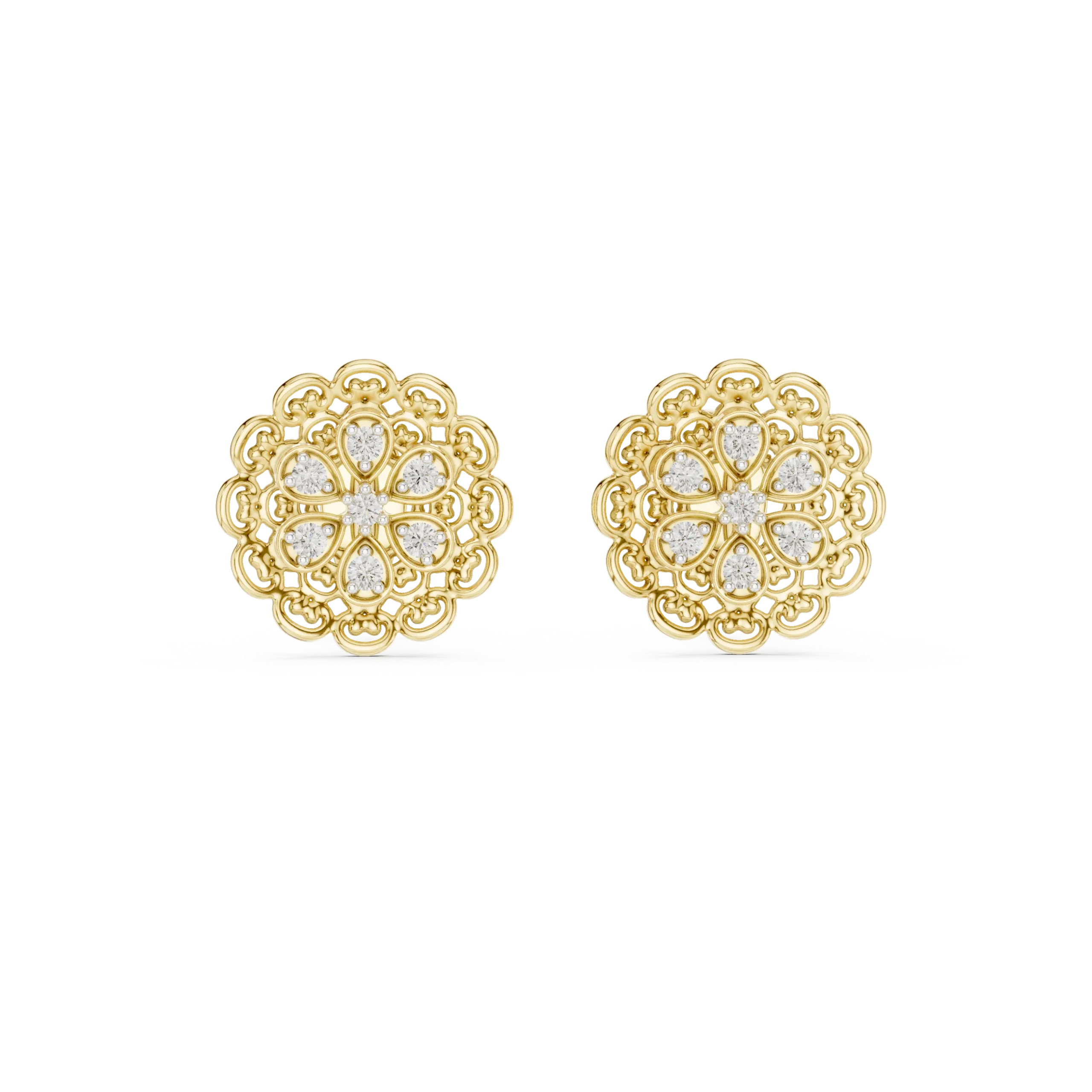 Whimora Lab Diamond Earrings - Image 3
