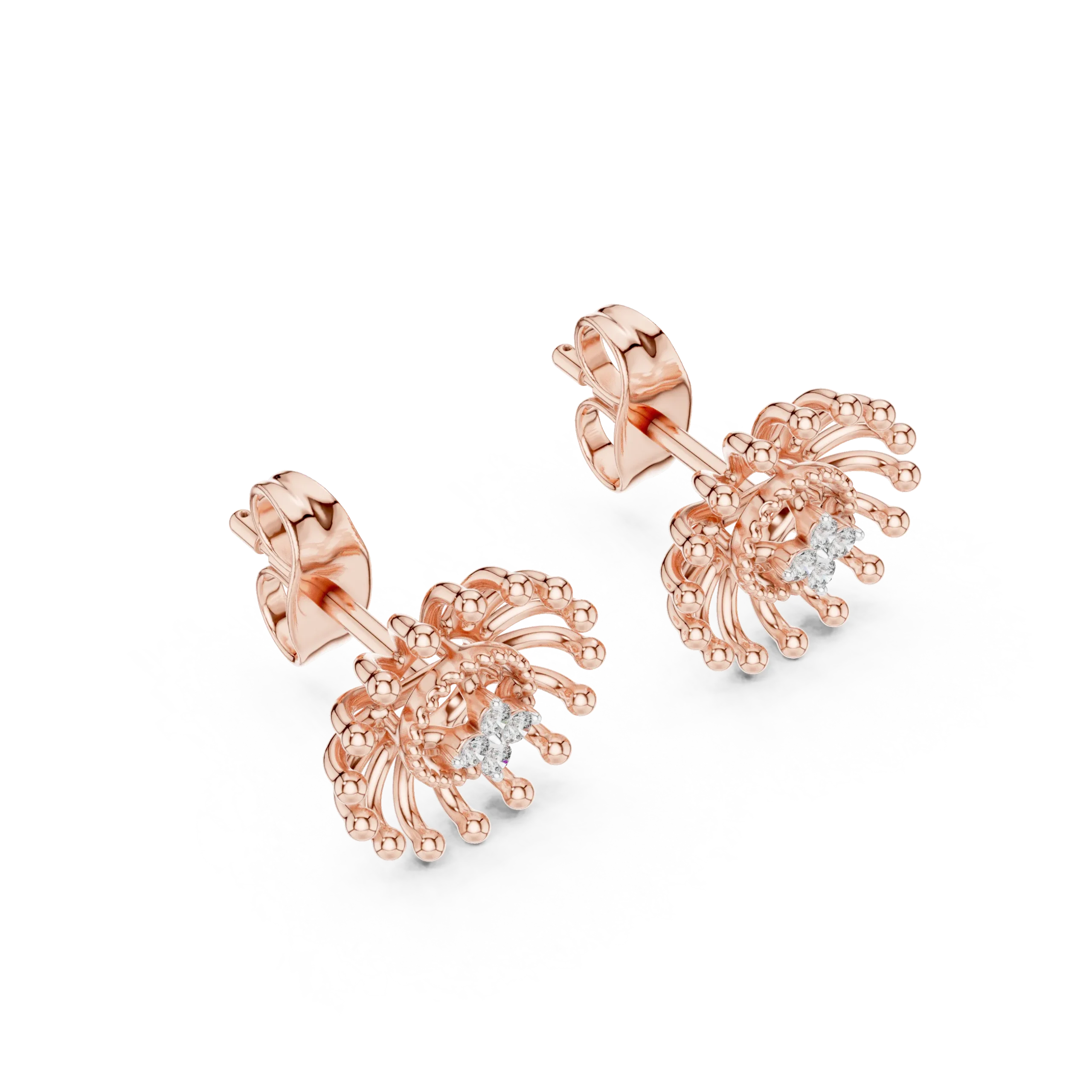 Rayelle Diamond Stud Earrings - Image 5