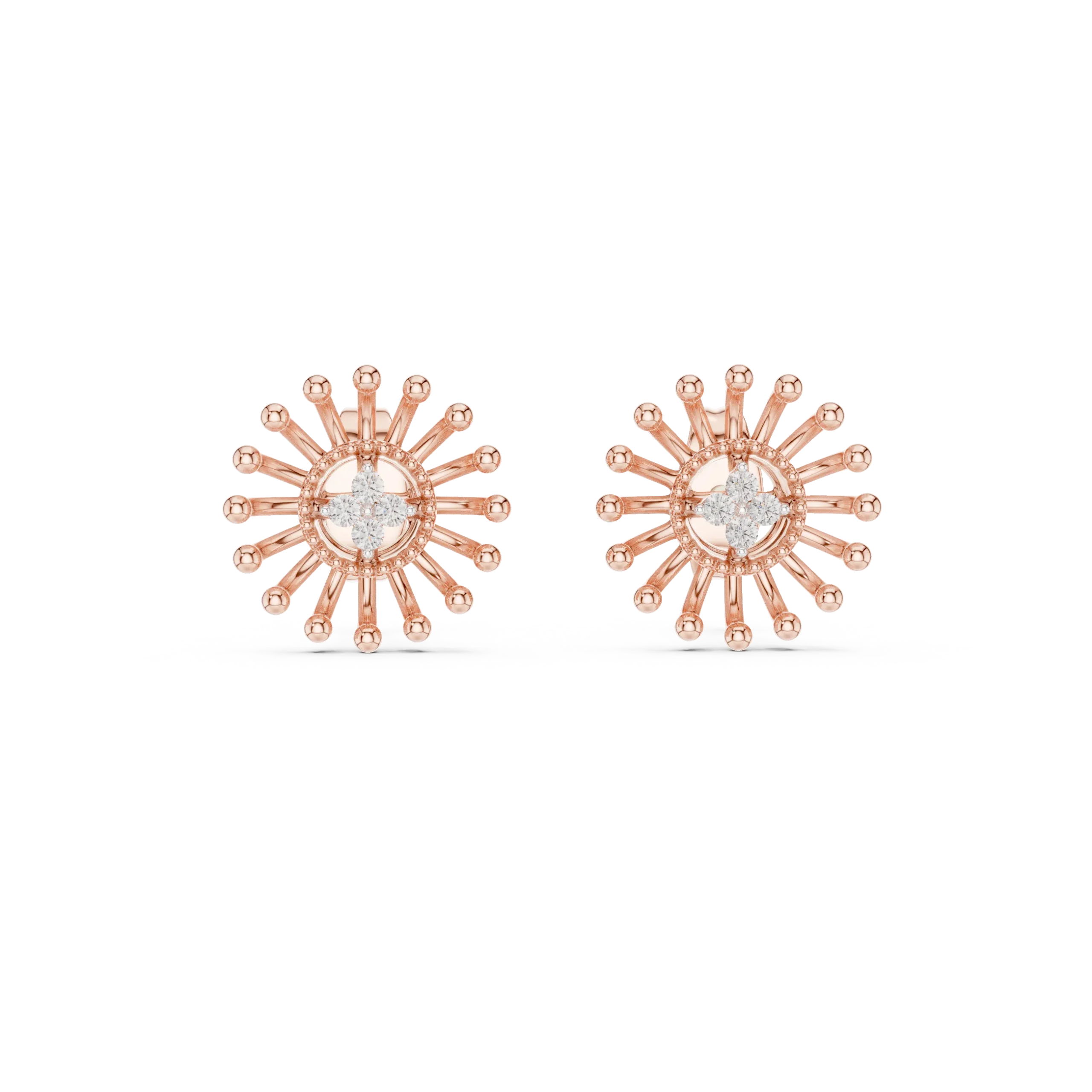 Rayelle Diamond Stud Earrings