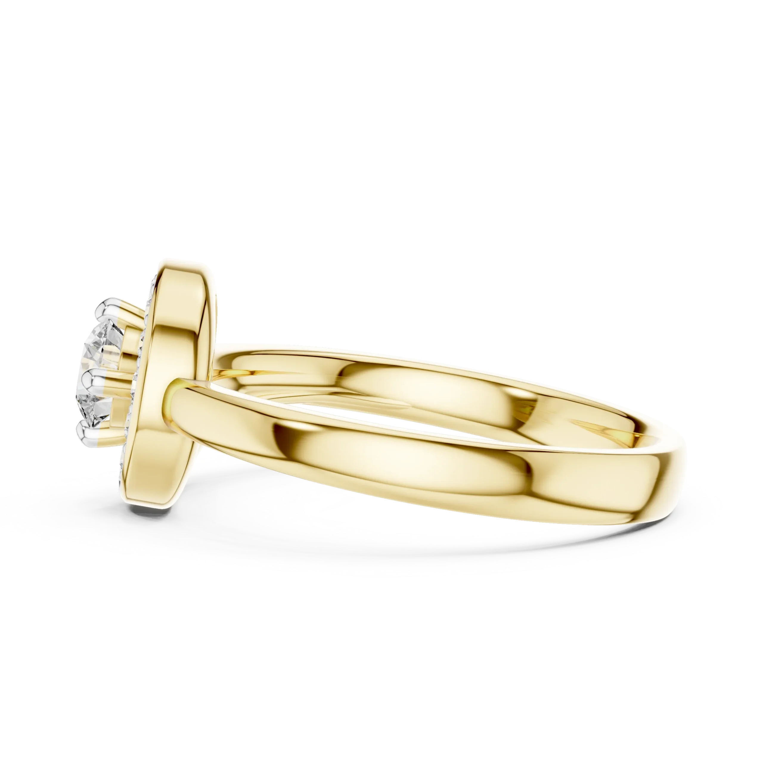 Artelle Asymmetrical Halo Diamond Ring - Image 4
