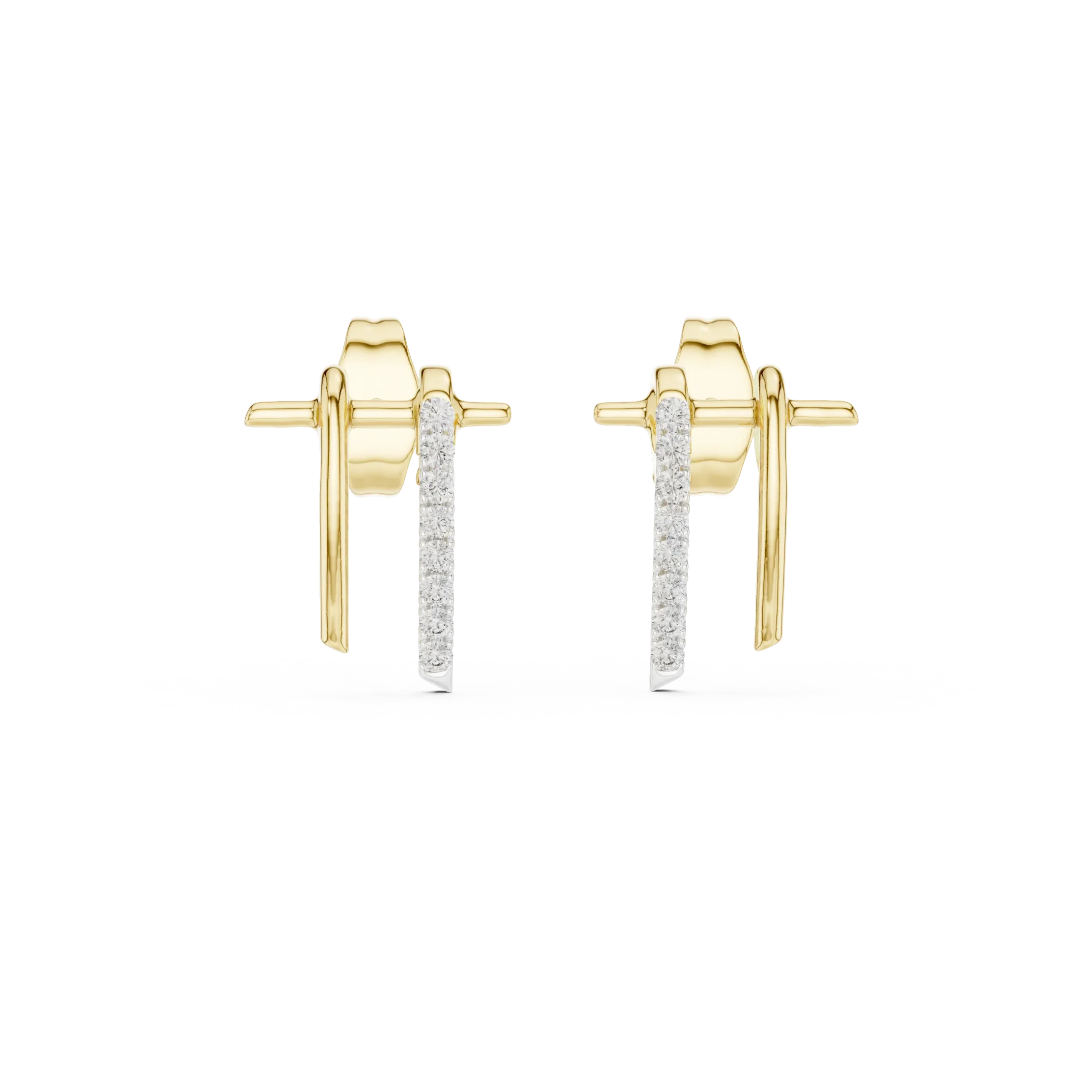 Gleamira Lab Diamond Earrings Set