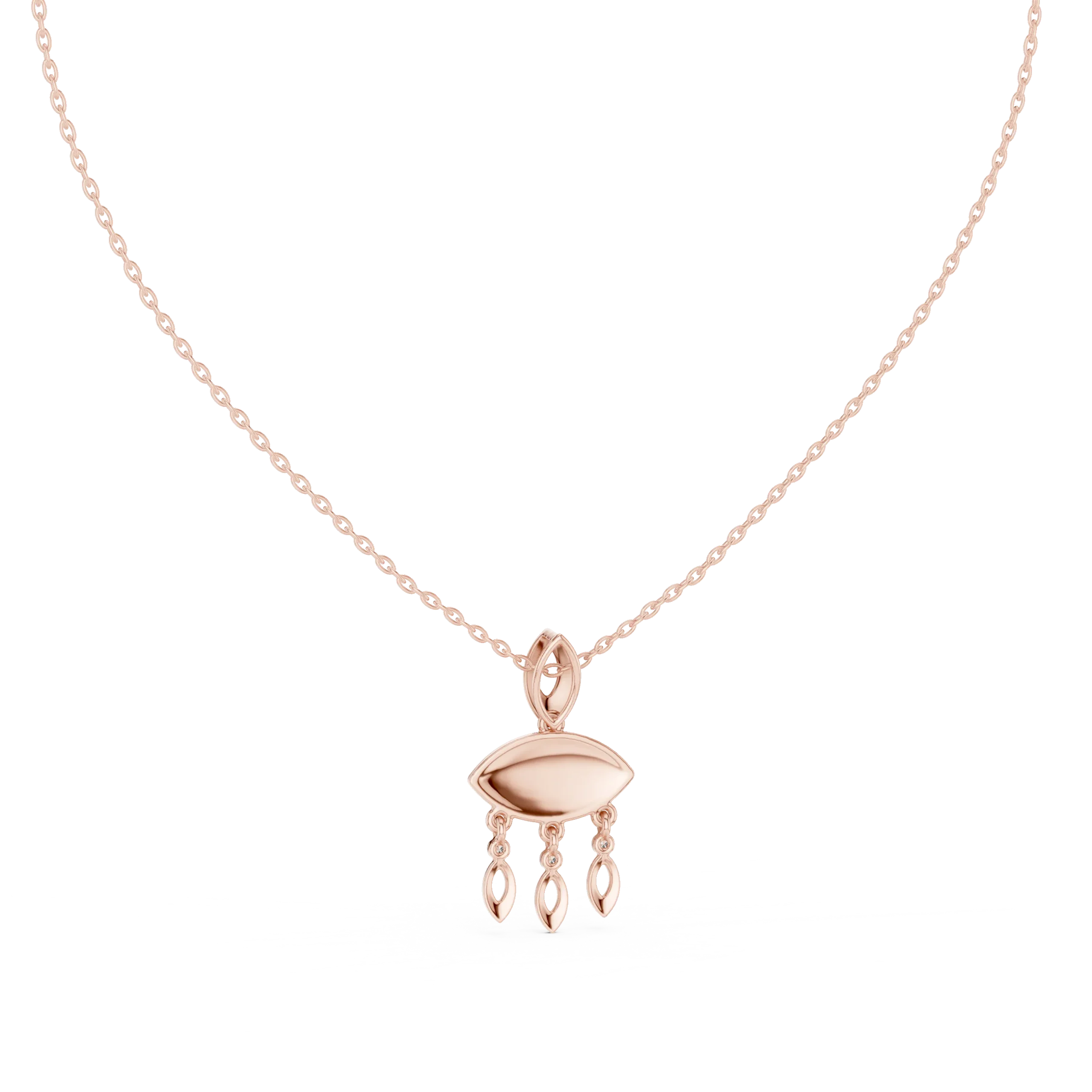 Astra Evil Eye Diamond Pendant - Image 4
