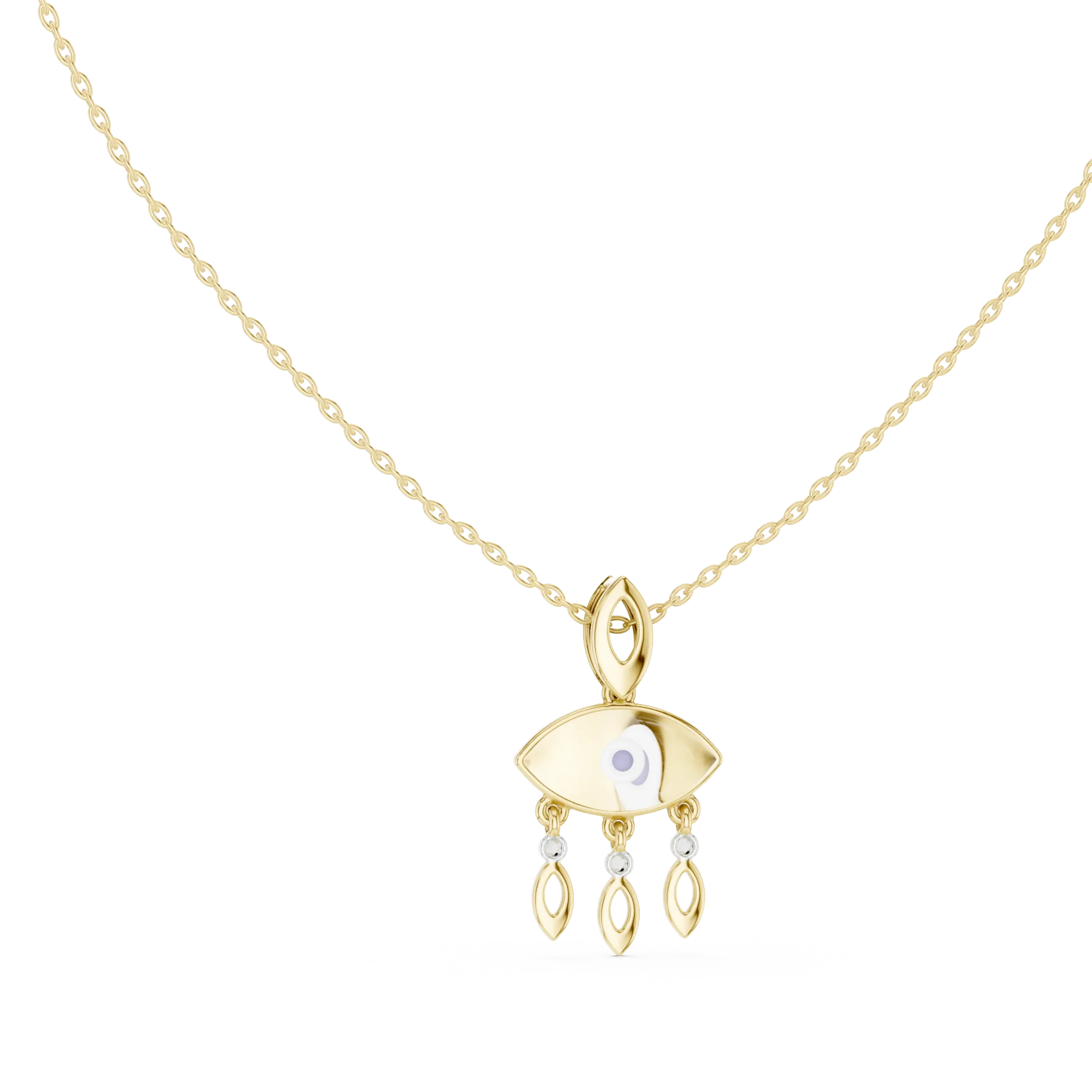 Astra Evil Eye Diamond Pendant - Image 2