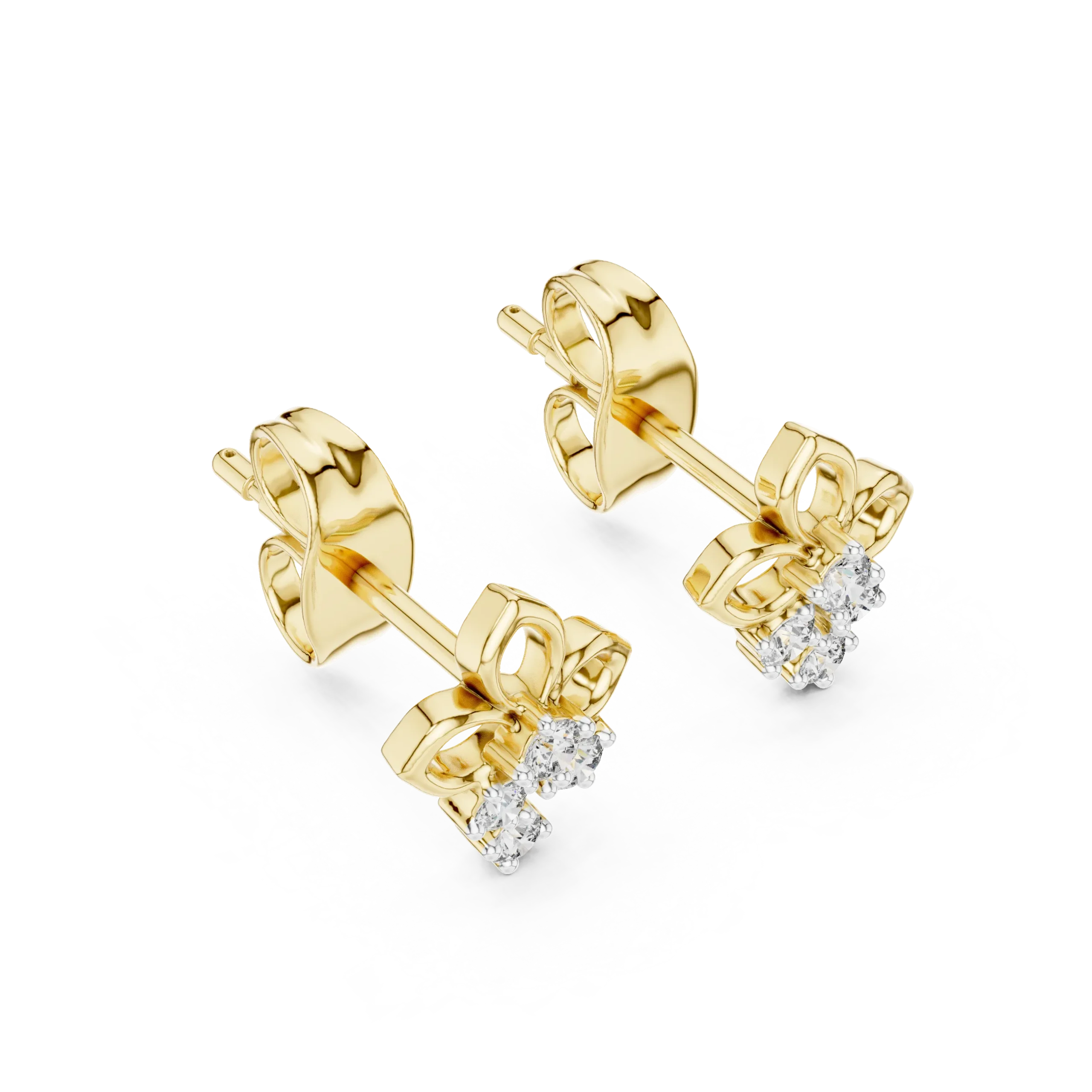 Cornelle Diamond Stud Earrings - Image 5