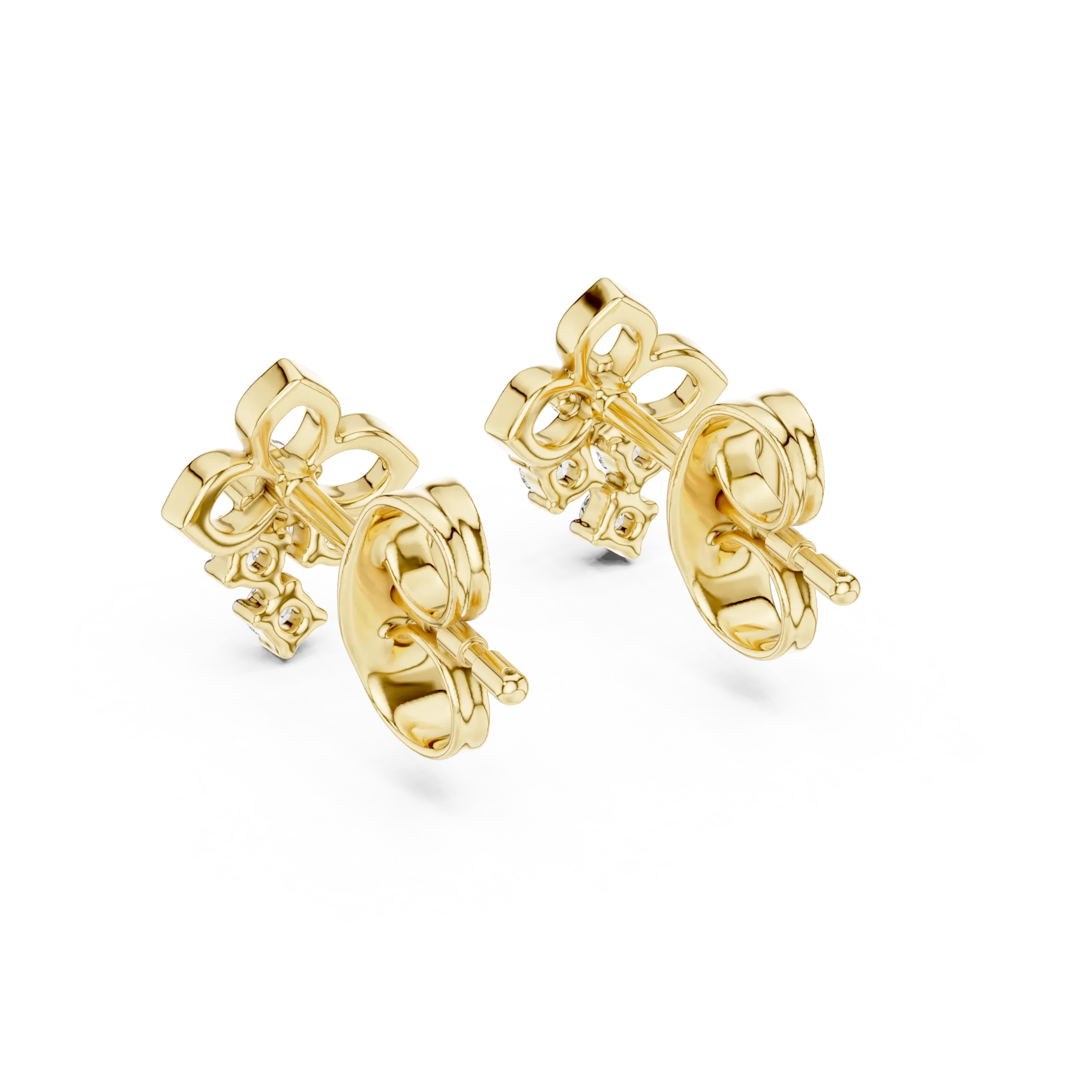 Cornelle Diamond Stud Earrings - Image 6