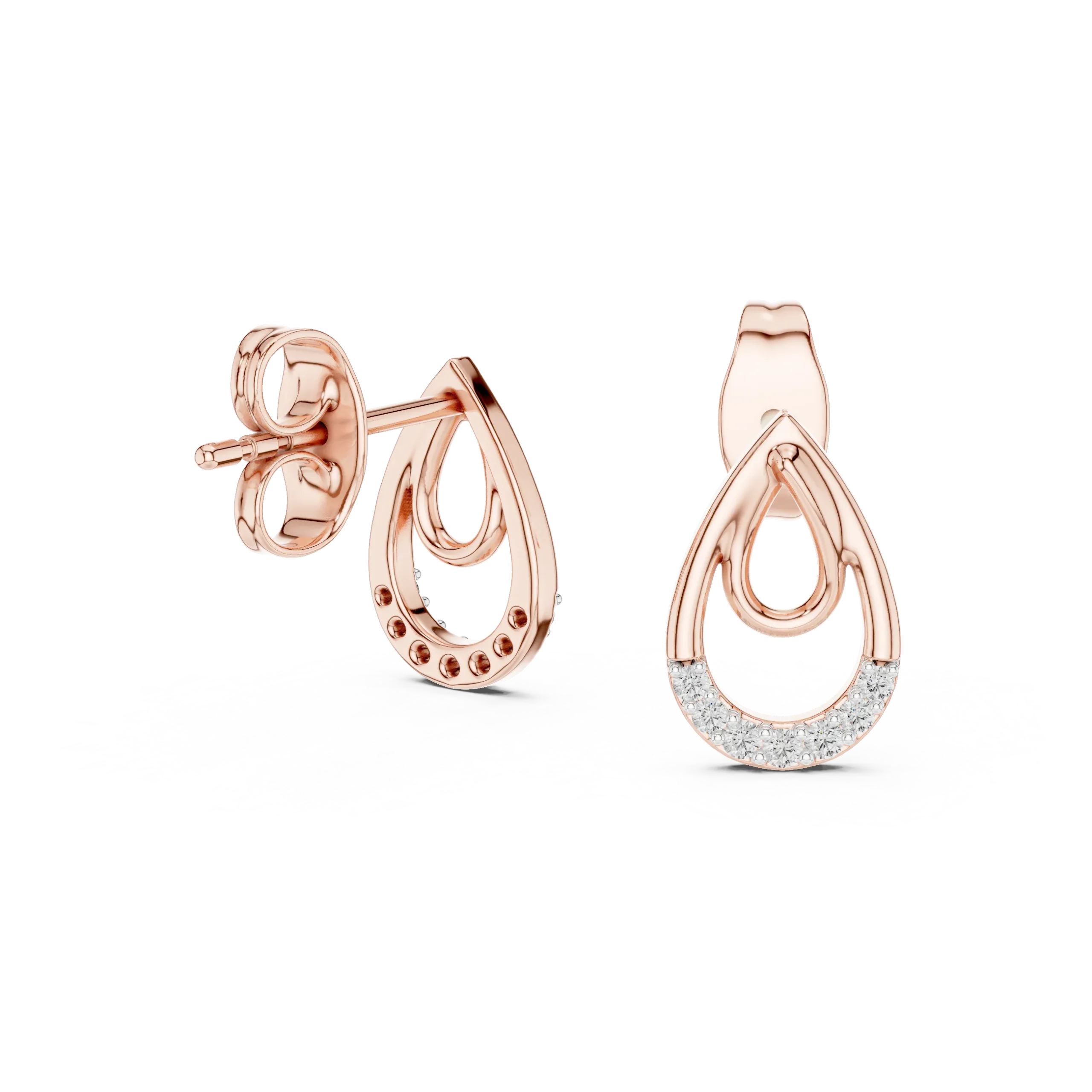 Angelora Lab Diamond Earrings - Image 4