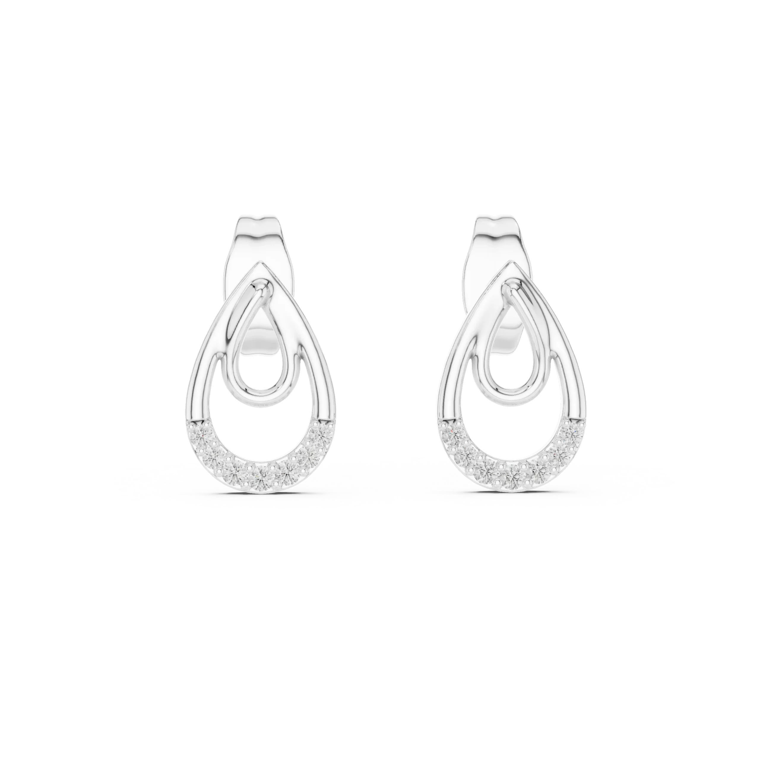 Angelora Lab Diamond Earrings - Image 3