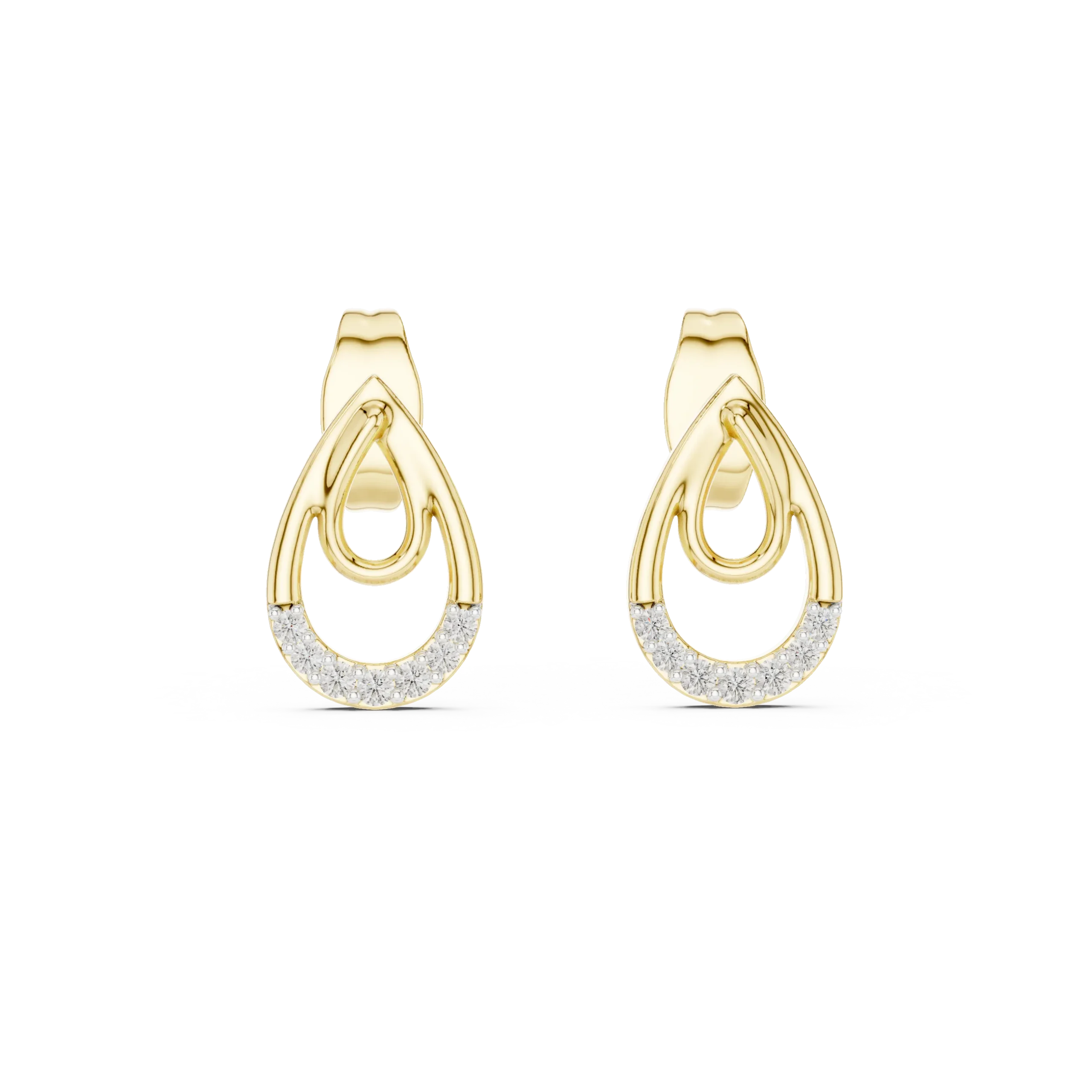 Angelora Lab Diamond Earrings - Image 2