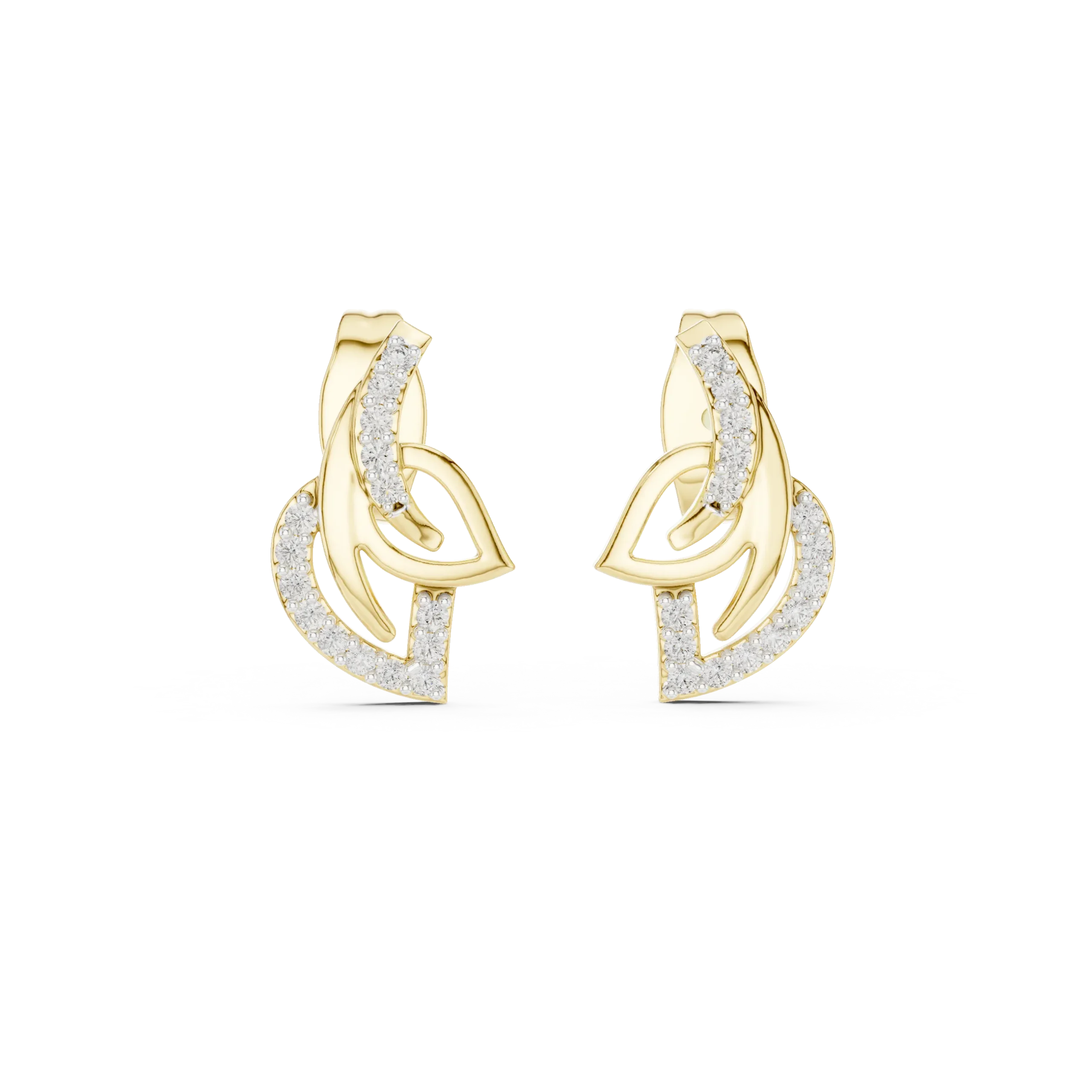 Astoria Lab Diamond Earrings - Image 2