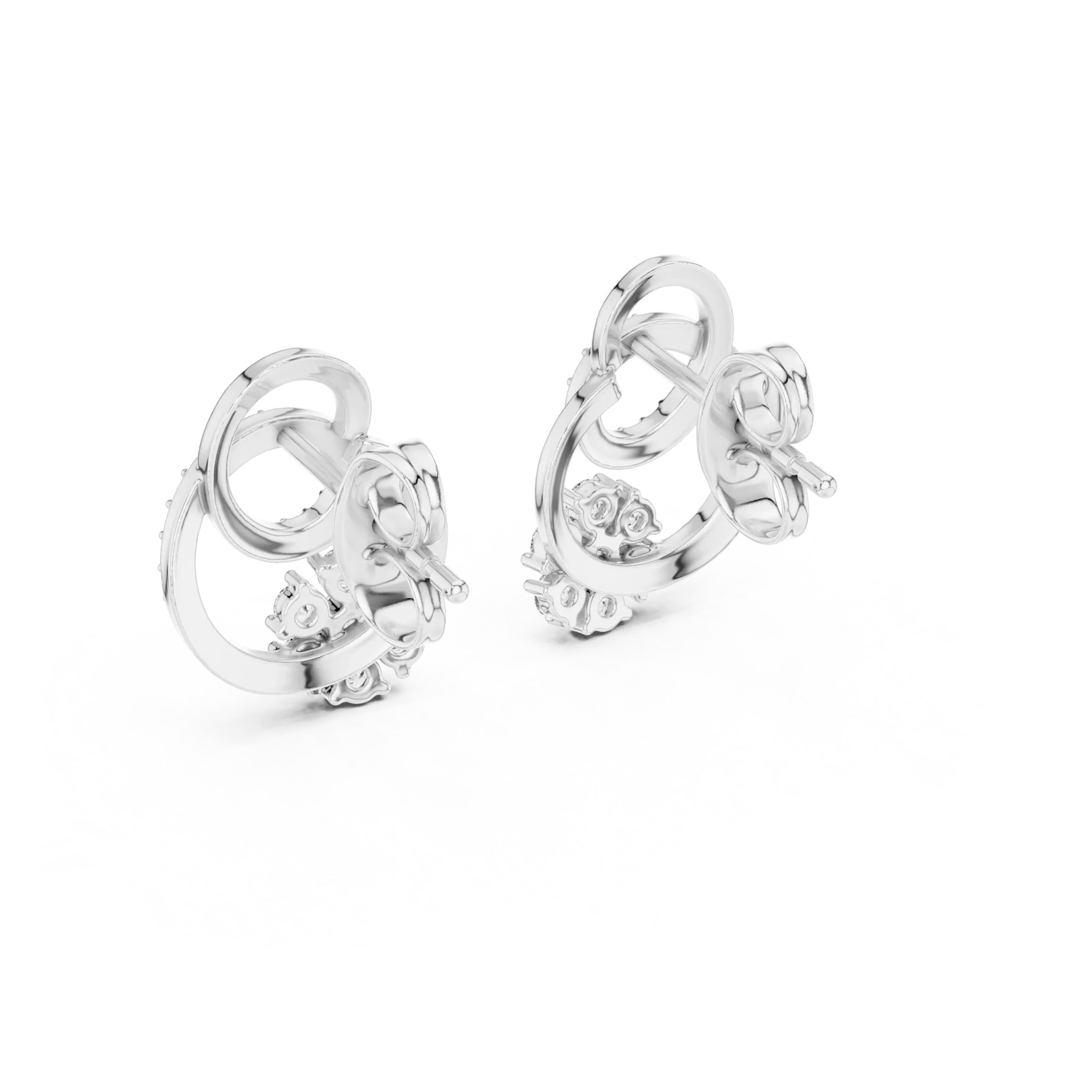 Bellara Lab Diamond Earrings - Image 2
