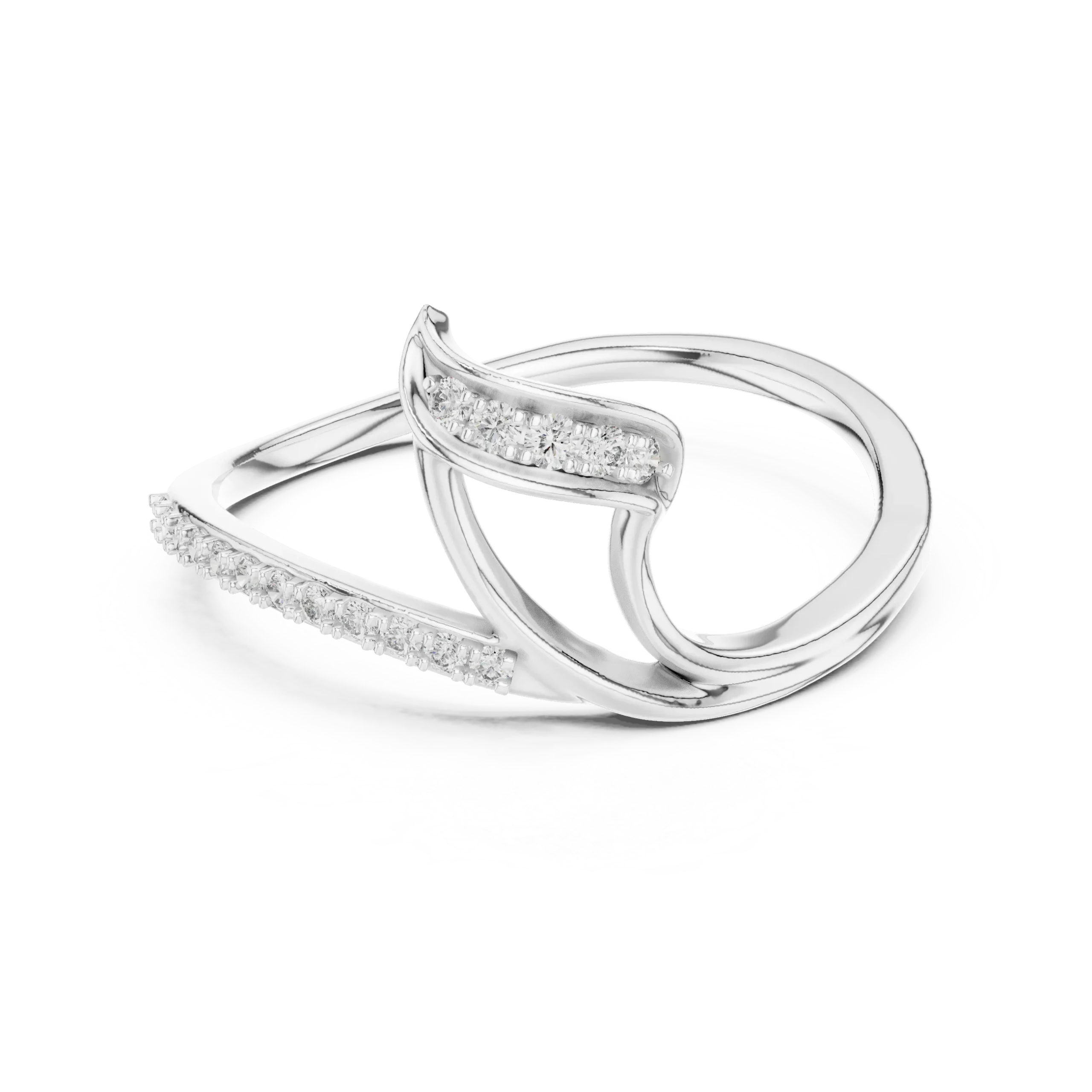 Ouselle Diamond Cluster Ring - Image 3