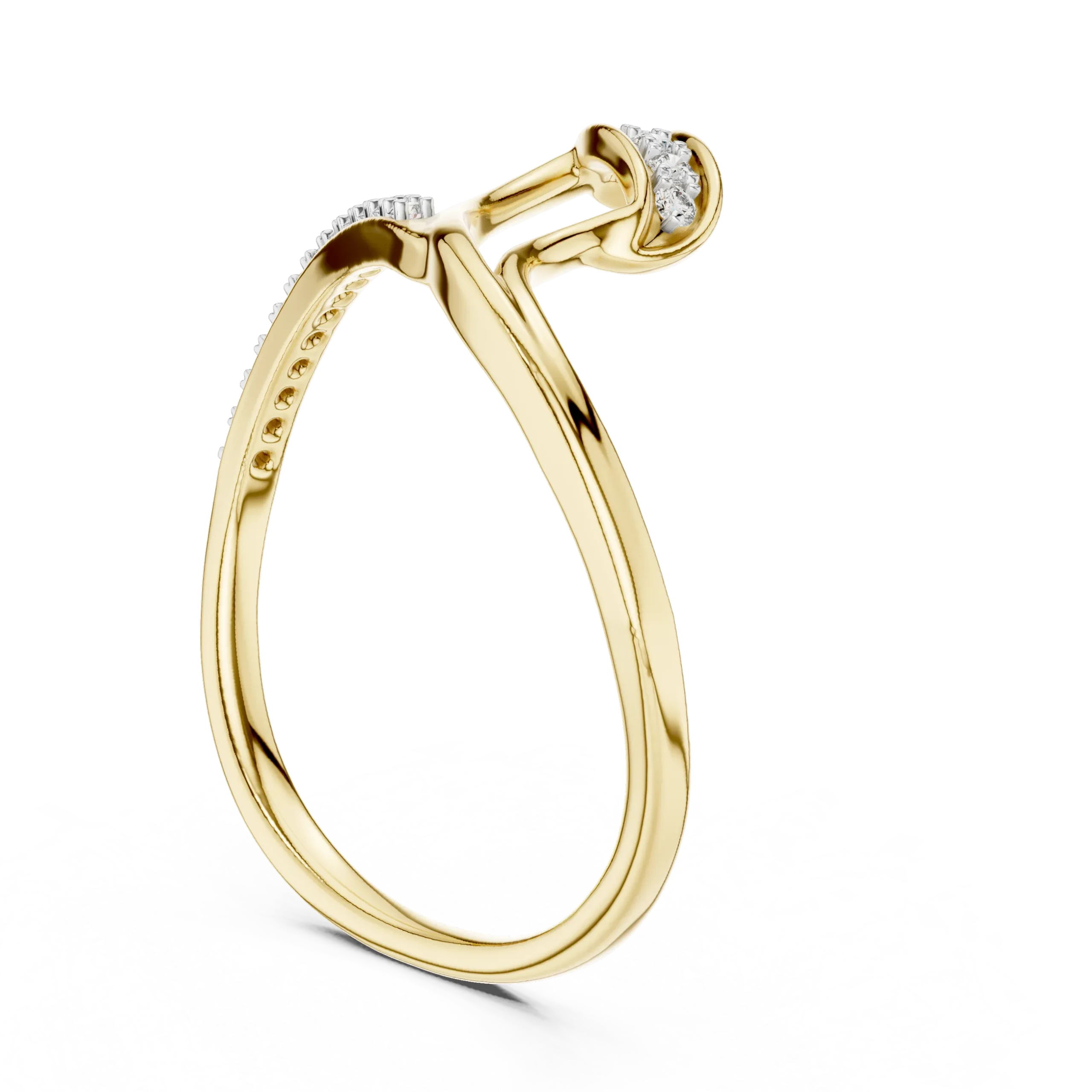 Ouselle Diamond Cluster Ring - Image 6