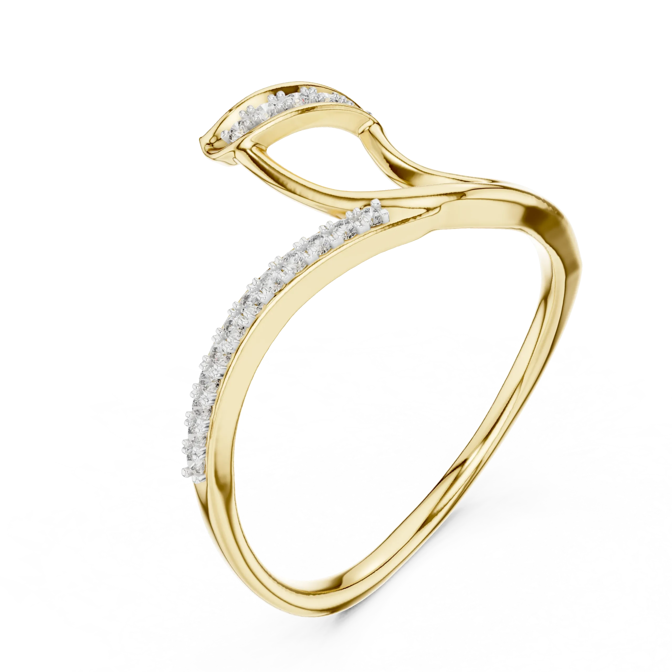 Ouselle Diamond Cluster Ring - Image 5